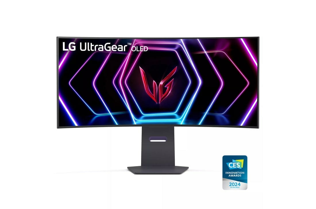 LG UltraGear 39GS95QE-B - OLED-Monitor - Gaming - gebogen - 99.1 cm (39")
