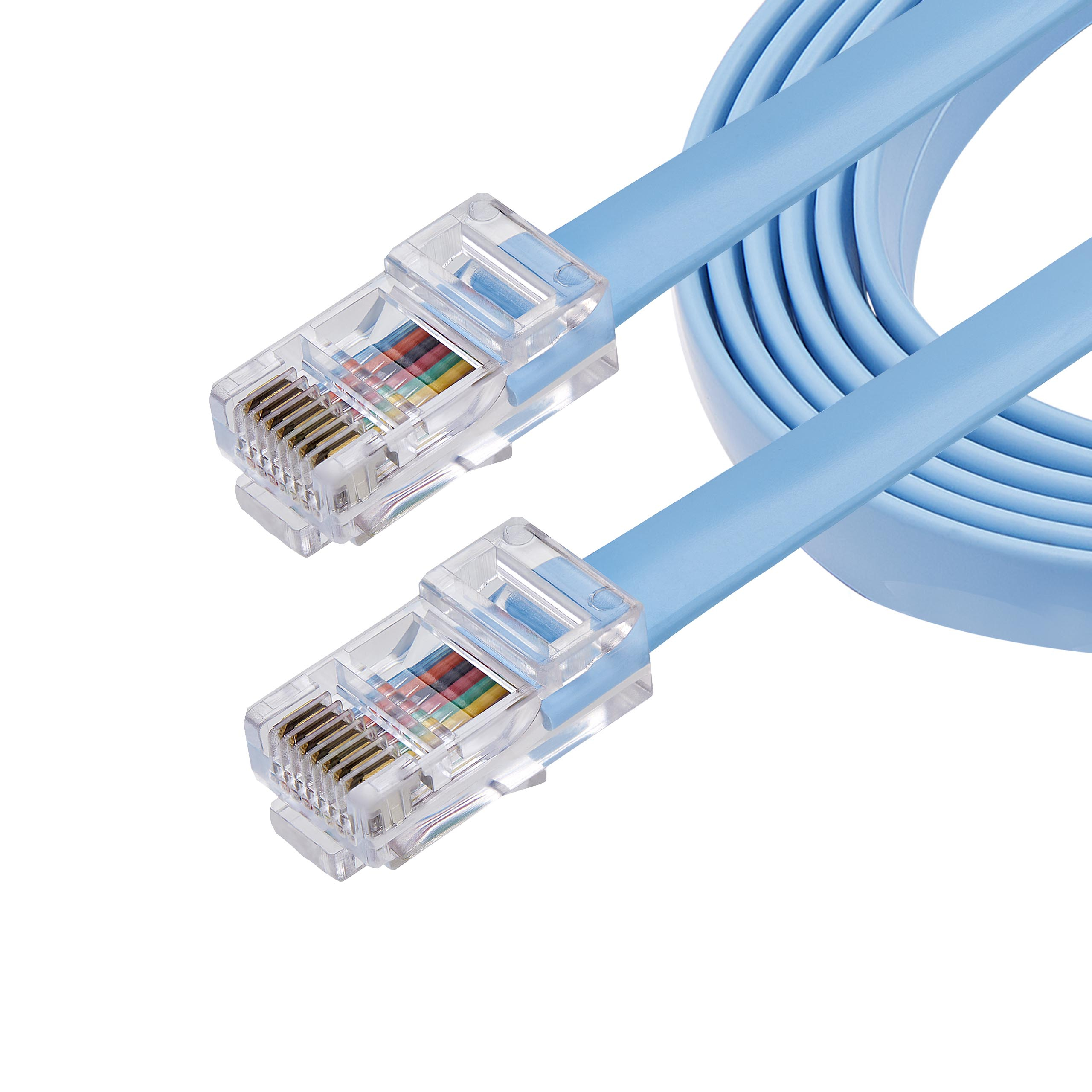 StarTech.com 1,8m Cisco Konsolen Rollover-Kabel – RJ45 Ethernet Stecker/Stecker - Netzwerkkabel - RJ-45 (M)