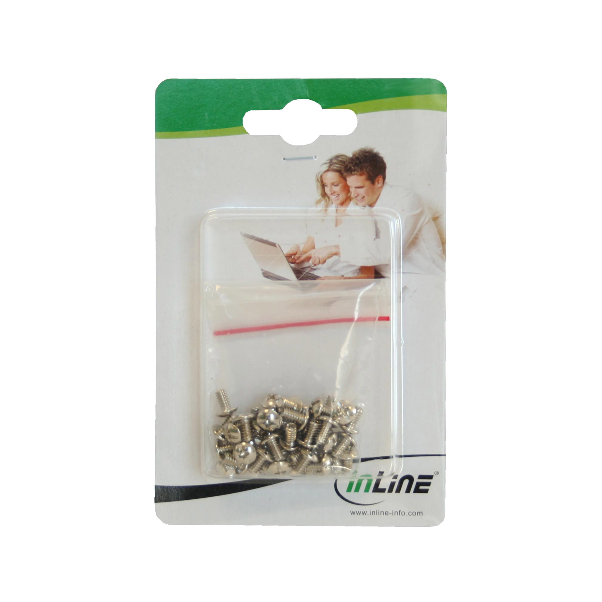 InLine Schraubenset - für 3,5" Festplatten - 50-teilig