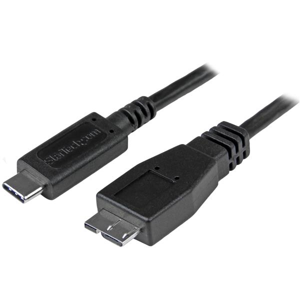 StarTech.com 1m USB 3.1 USB-C auf USB Micro B Kabel - USB 3.1 Typ C zu Micro-B Anschlusskabel - USB-Kabel - 24 pin USB-C (M)