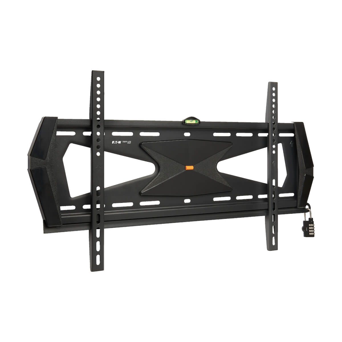 Tripp Eaton Tripp Lite Series Heavy-Duty Fixed Security Display TV Wall Mount for 37" to 80" TVs and Monitors, Flat or Curved Screens - Klammer - für Flachbildschirm - verriegelbar - Stahl - Schwarz - Bildschirmgröße: 94-203 cm (37"-80")