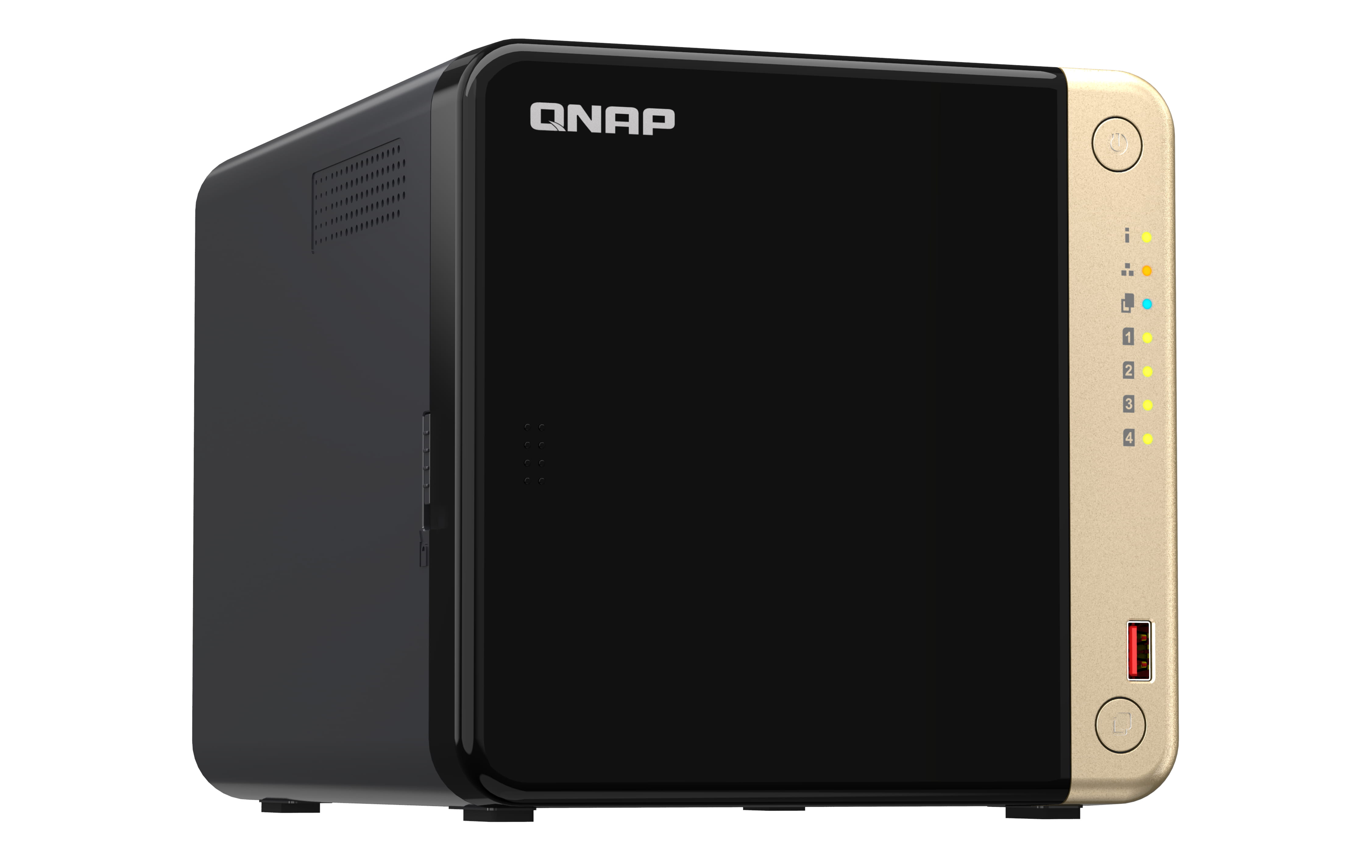 QNAP TS-464 - NAS-Server - 4 Schächte - 16 TB
