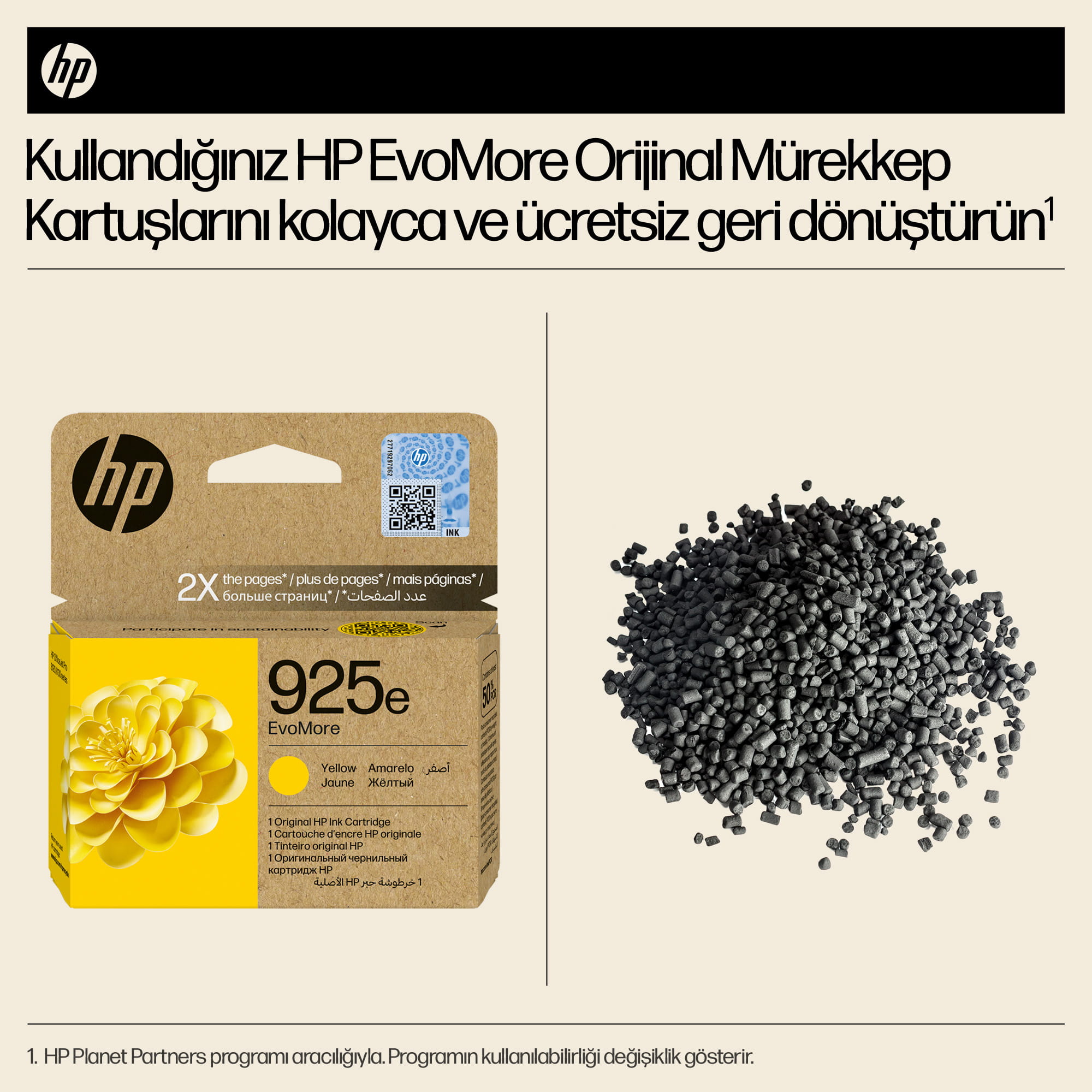 HP 925e EvoMore - Gelb - original - Tintenpatrone