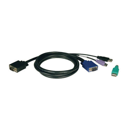 Tripp Eaton Tripp Lite Series 10ft USB / PS2 Cable Kit for KVM Switches B040 / B042 Series KVMs 10' - Tastatur- / Video- / Maus- (KVM-)