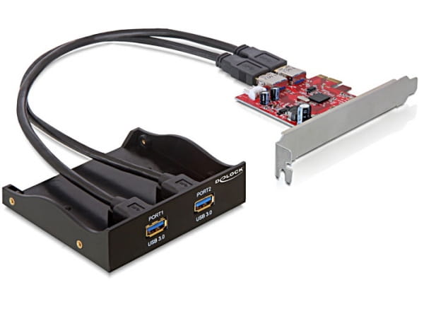 Delock USB 3.0 Front Panel - USB-Adapter - PCIe