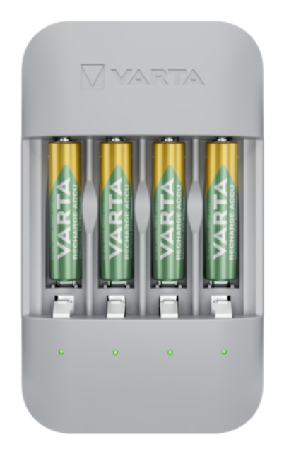 Varta Eco Charger Pro, Nickel-Metallhydrid (NiMH), Kurzschluß, AA, AAA, 4 Stück(e), Akkus/Batterien enthalten