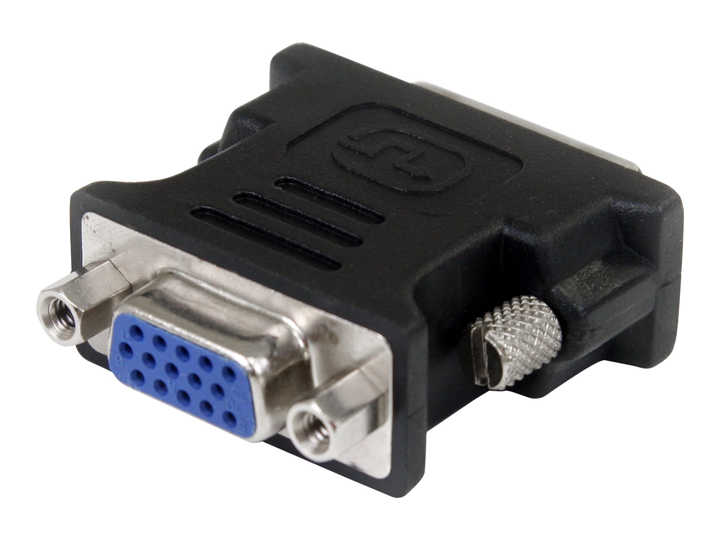 StarTech.com DVI auf VGA Adapter - DVI-I Stecker zu VGA Buchse Kabel Adapter - Schwarz - 10er Pack - VGA-Adapter - HD-15 (VGA)