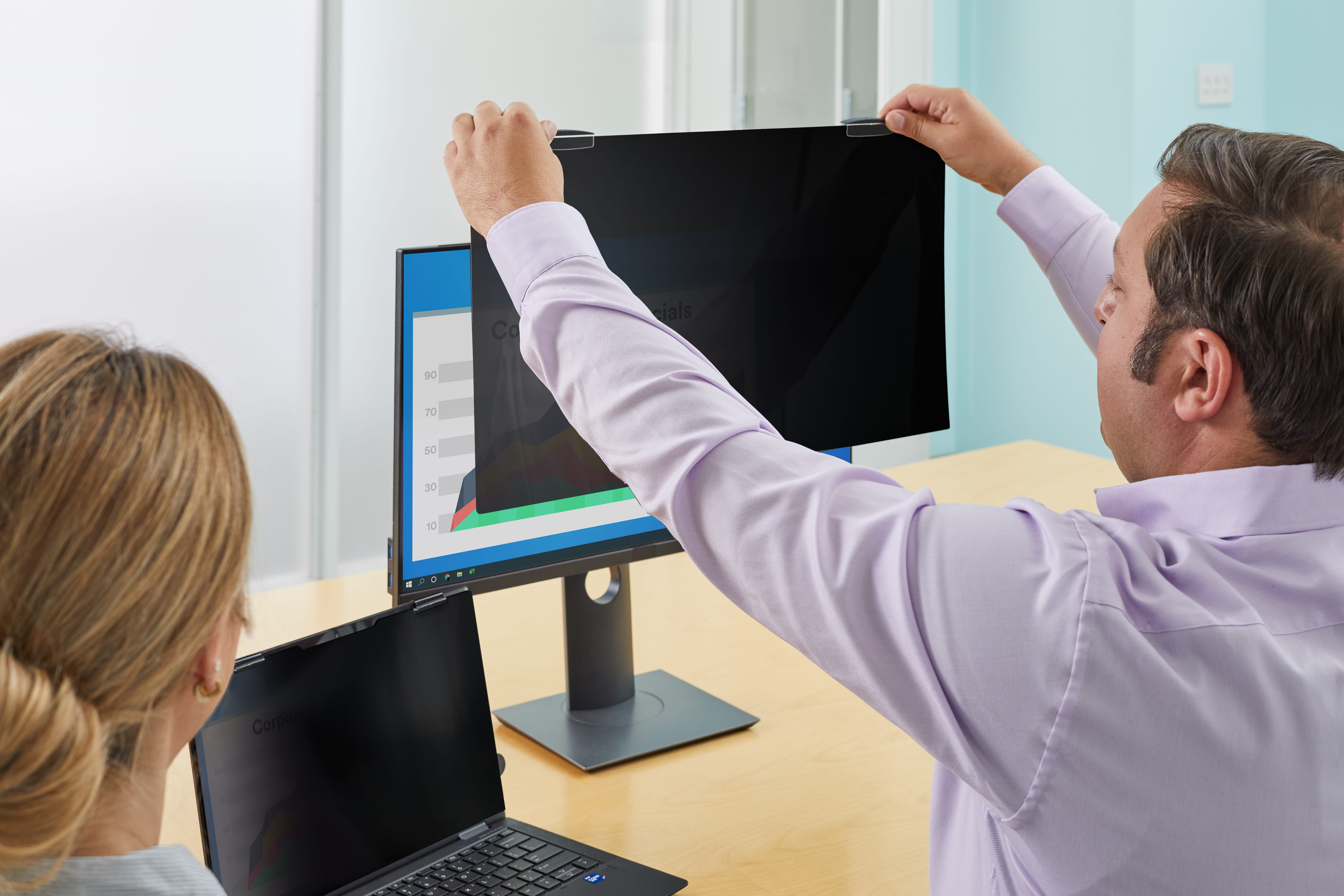 3M Blickschutzfilter für Bildschirme - abnehmbar - magnetisch - 54.61cm (21.5")