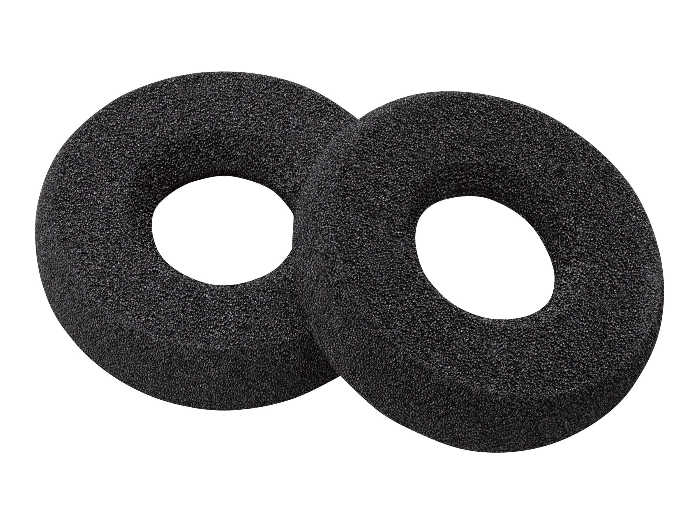 Poly HP Poly - Ohrpolster für drahtloses Headset - Kunstleder (Packung mit 2)