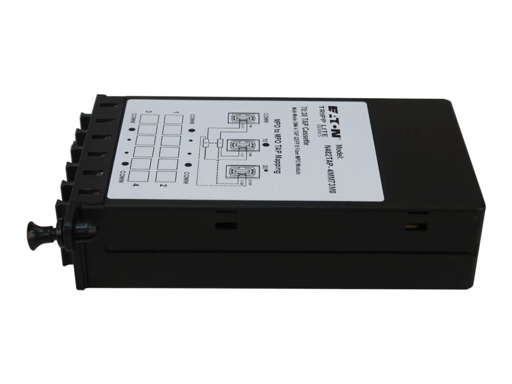 Tripp Eaton Tripp Lite Series Fiber TAP Cassette - Multimode, 8-Fiber MPO to MPO, 4 Monitoring Ports, 70/30 Split