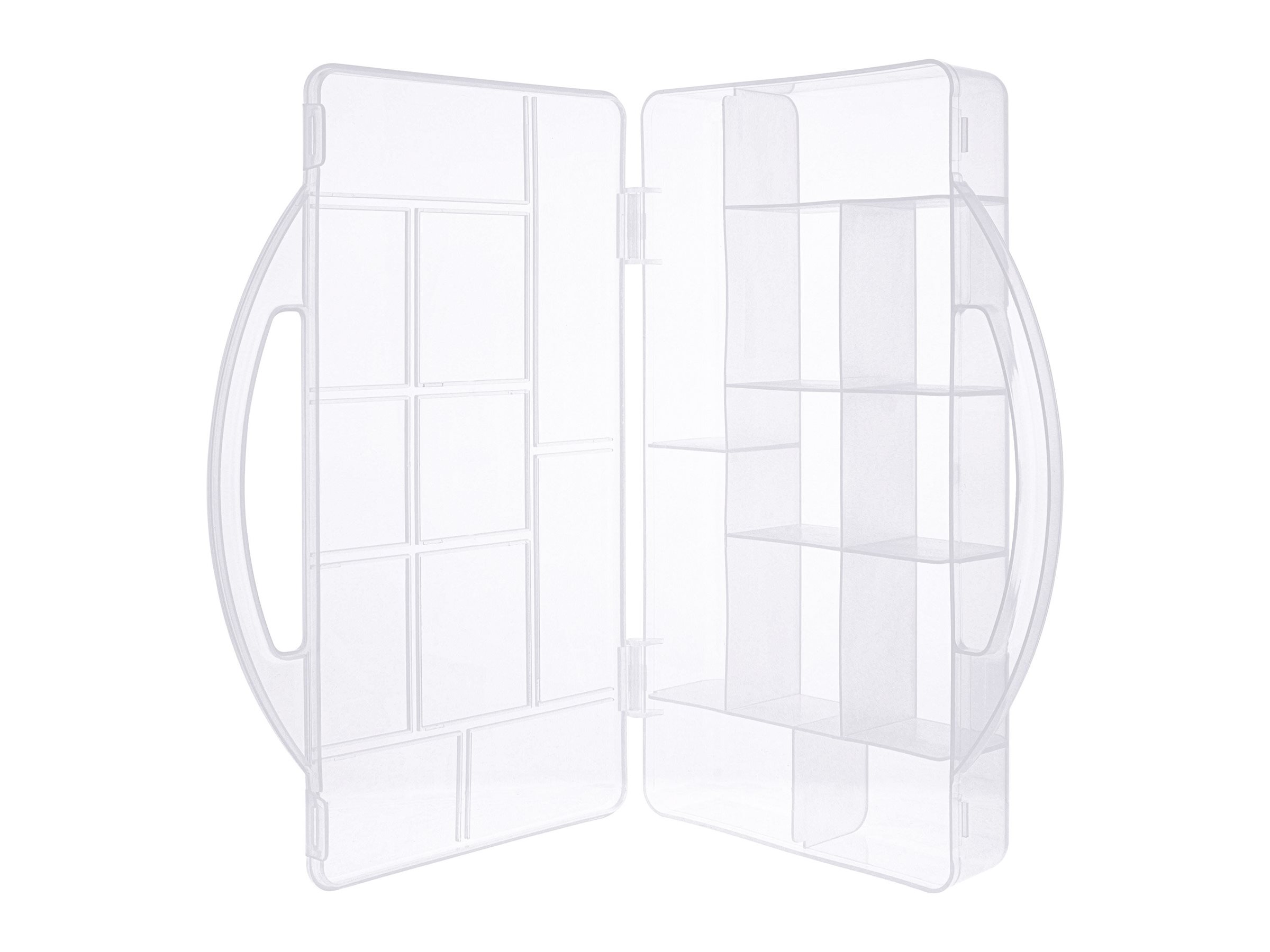 InLine Kleinteilebox - 11 Fächer - Abmessungen: 271x186x40mm - transparent