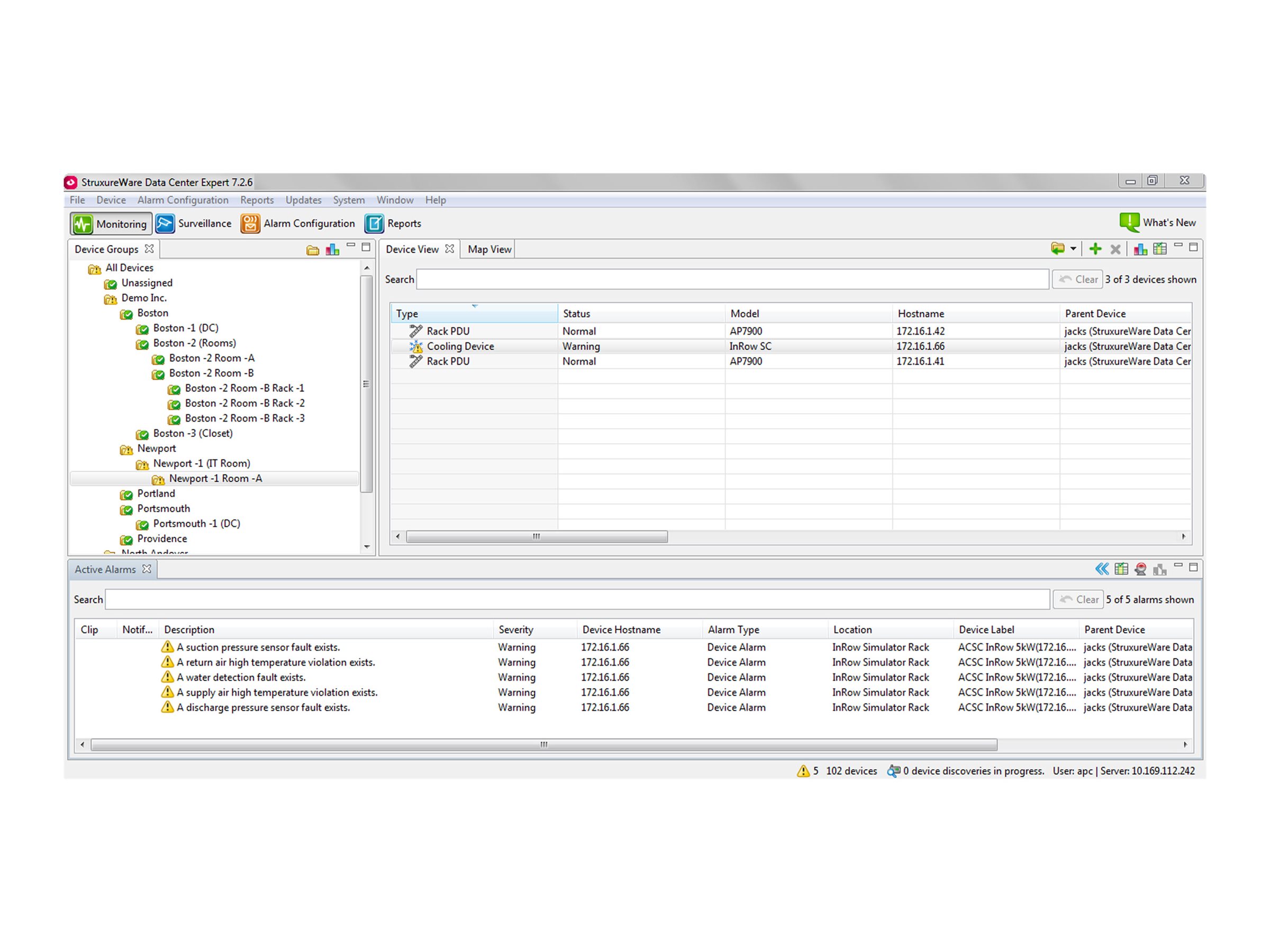 APC InfraStruXure Central Basic - Netzwerk-Verwaltungsgerät