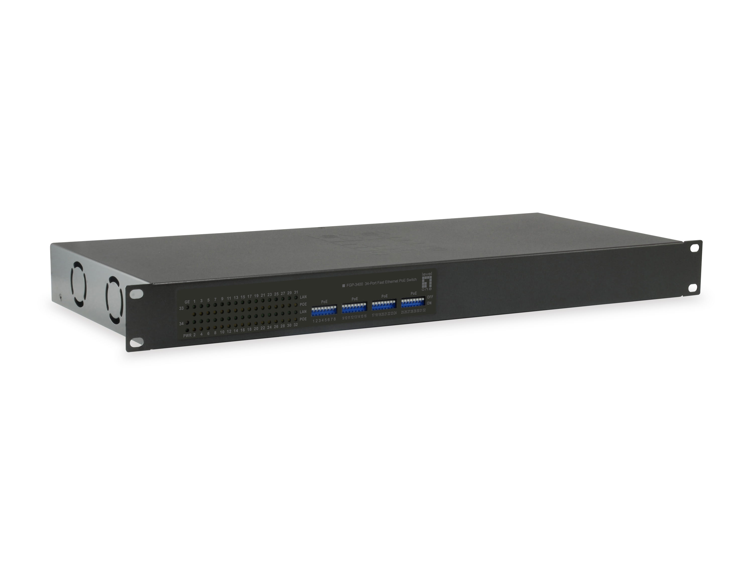 LevelOne FGP-3400W630 - Switch - 32 x 10/100 (PoE+)