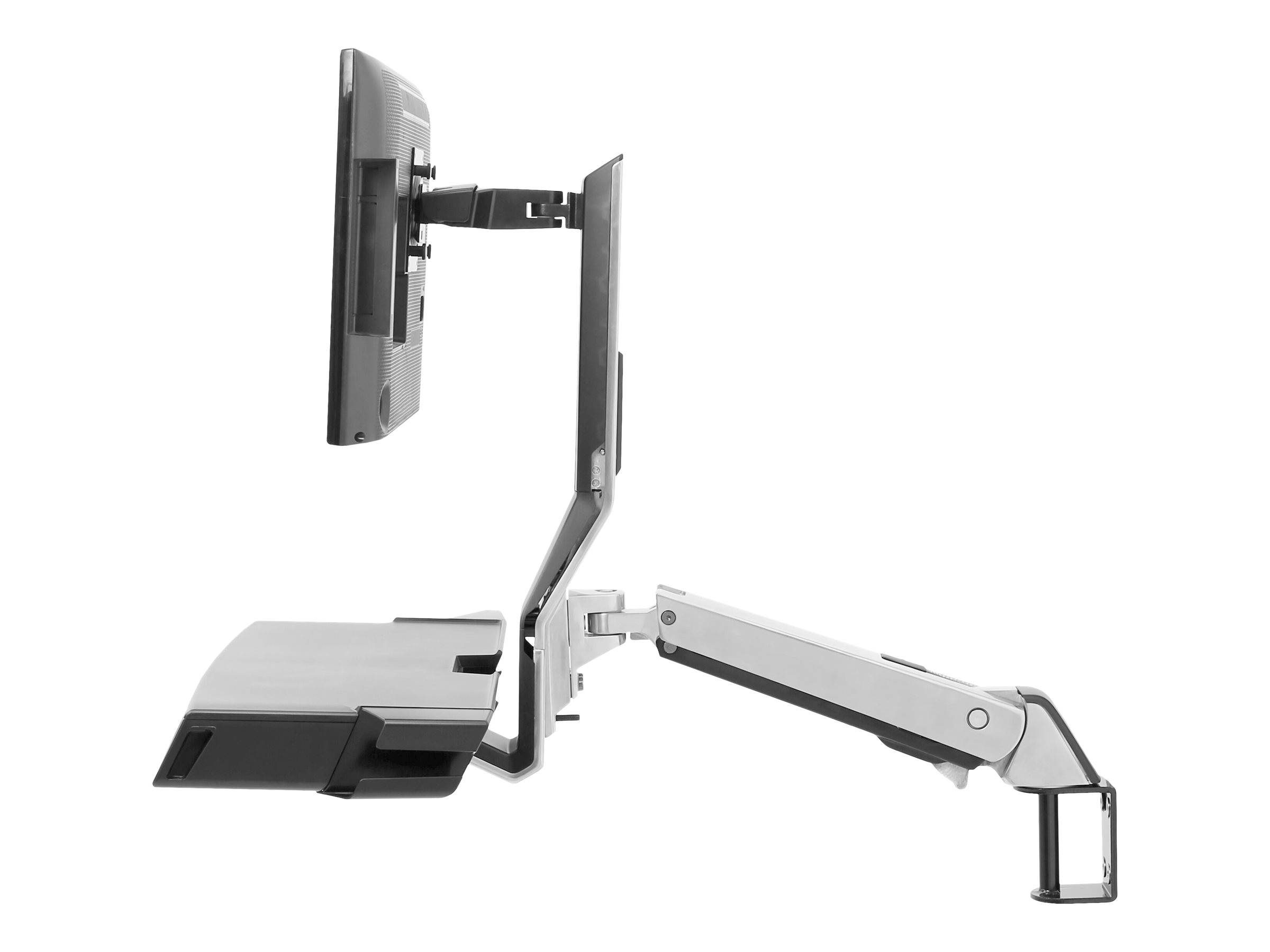 Ergotron Sit-Stand Combo Arm - Befestigungskit (Handgelenkkissen, Wandmontagehalterung, Display-Halterung, Schienenmontage Halterungsset, Mausablage zum Herausziehen, Combo Schwenkarm, Arbeitsfläche mit Tastaturablage, Scanner- und Maushalter) Ergotron Sit-Stand Combo Arm - Befestigungskit (Handgelenkkissen, Wandmontagehalterung, Display-Halterung, Schienenmontage Halterungsset, Mausablage zum Herausziehen, Combo Schwenkarm, Arbeitsfläche mit Tastaturablage, Scanner- und Maushalter)