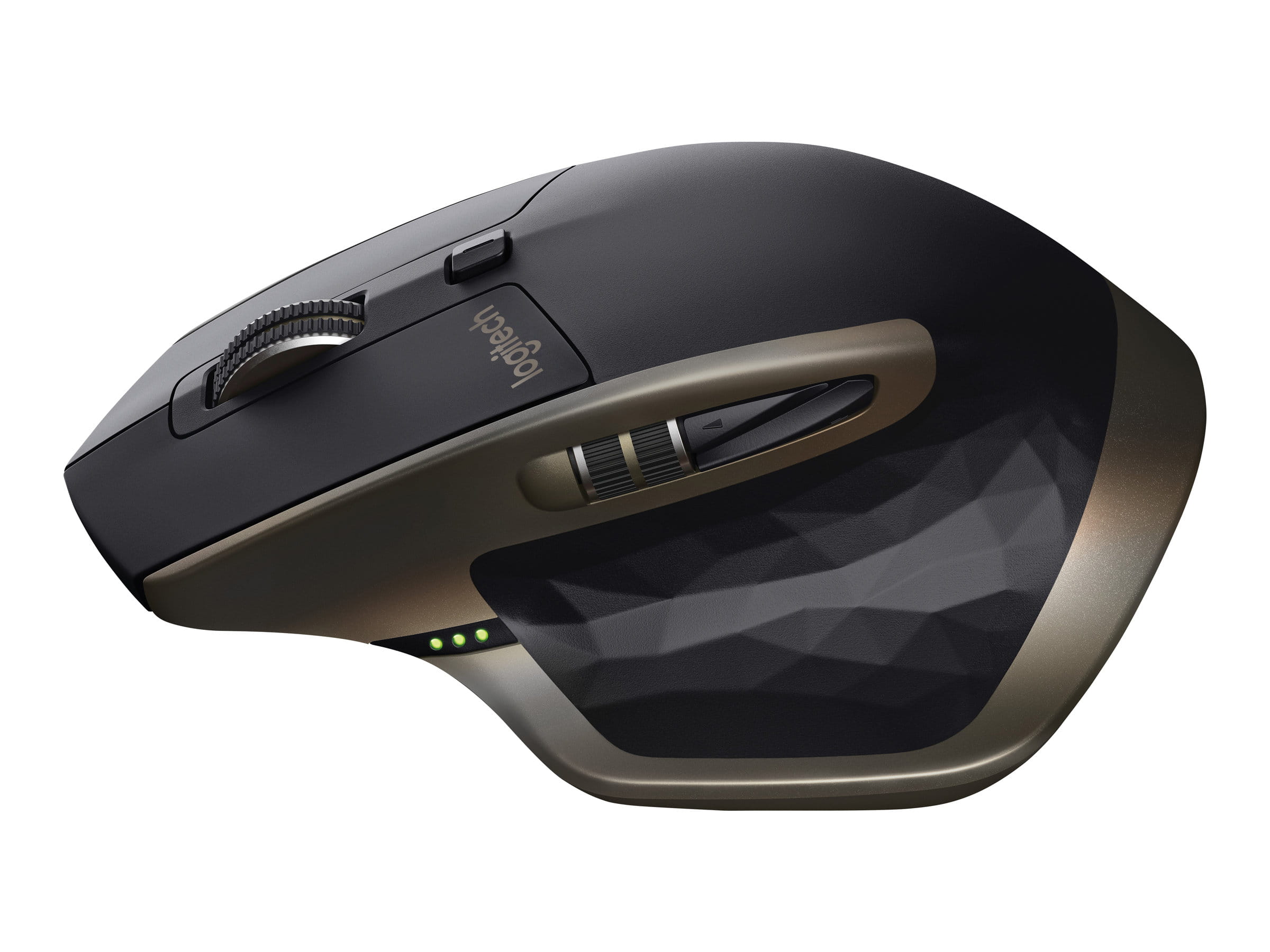 Logitech MX Master - Maus - Laser - 5 Tasten - kabellos - 2.4 GHz, Bluetooth - kabelloser Empfänger (USB)