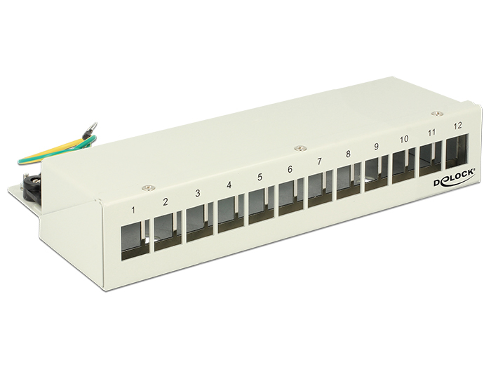 Delock Keystone Desktop Patch Panel - Patch Panel