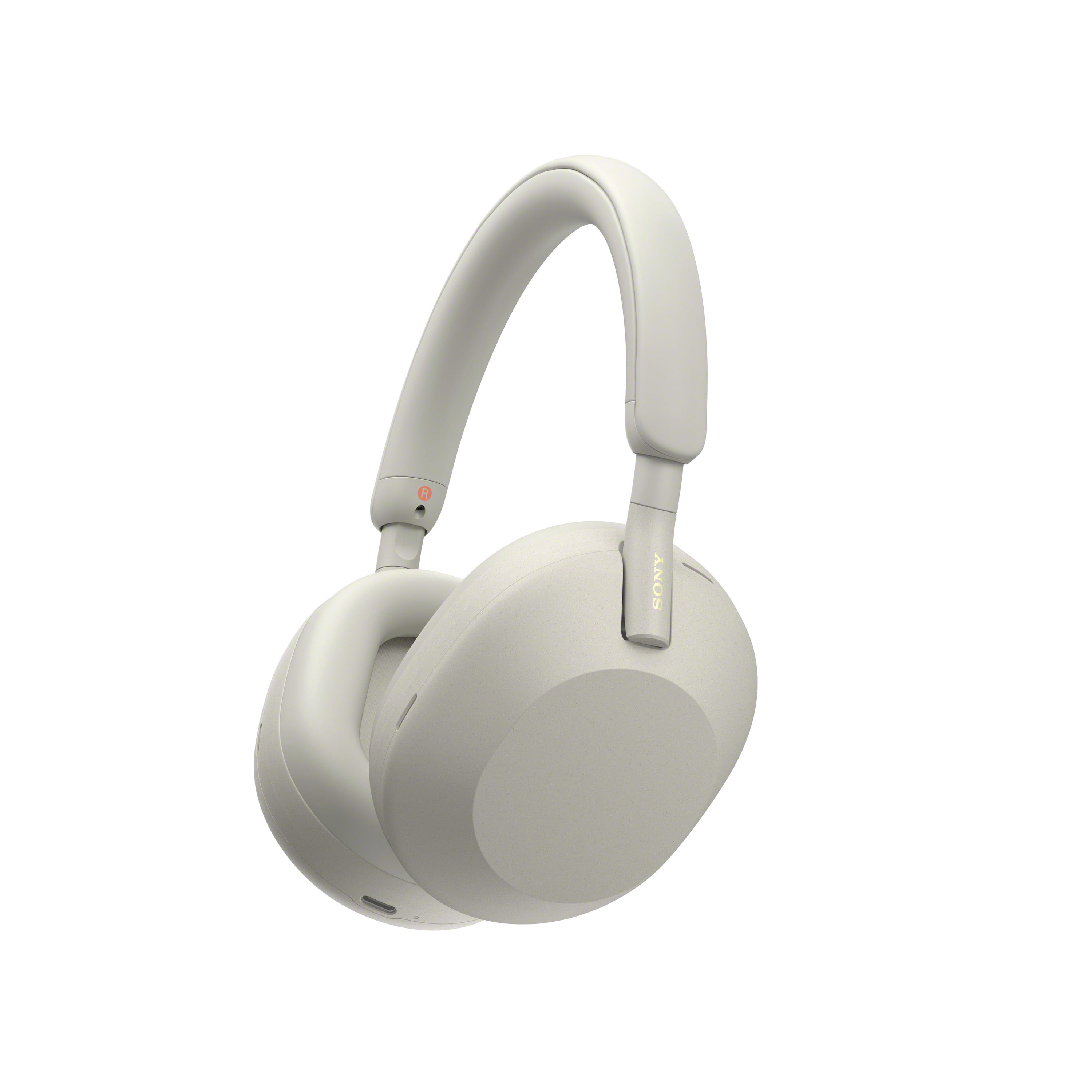 Sony WH-1000XM5, Verkabelt & Kabellos, Anrufe/Musik, 4 - 40000 Hz, 250 g, Kopfhörer, Silber, Weiß