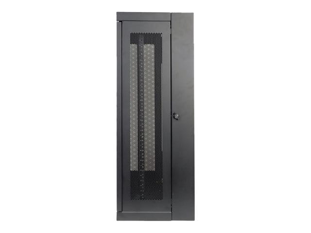Tripp Eaton Tripp Lite Series 18U Wall Mount Rack Enclosure Server Cabinet Hinged Wallmount 13" Depth - Schrank Netzwerkschrank - geeignet für Wandmontage - Schwarz - 18U - 48.3 cm (19")