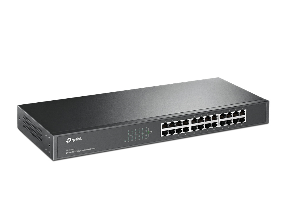 TP-LINK SF1024 - Switch - 24 x - Desktop - Switch - 0,1 Gbps