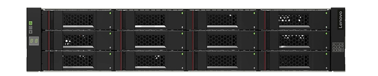 Lenovo Storage D1212 4587 - Speichergehäuse - 12 Schächte (SAS-3)