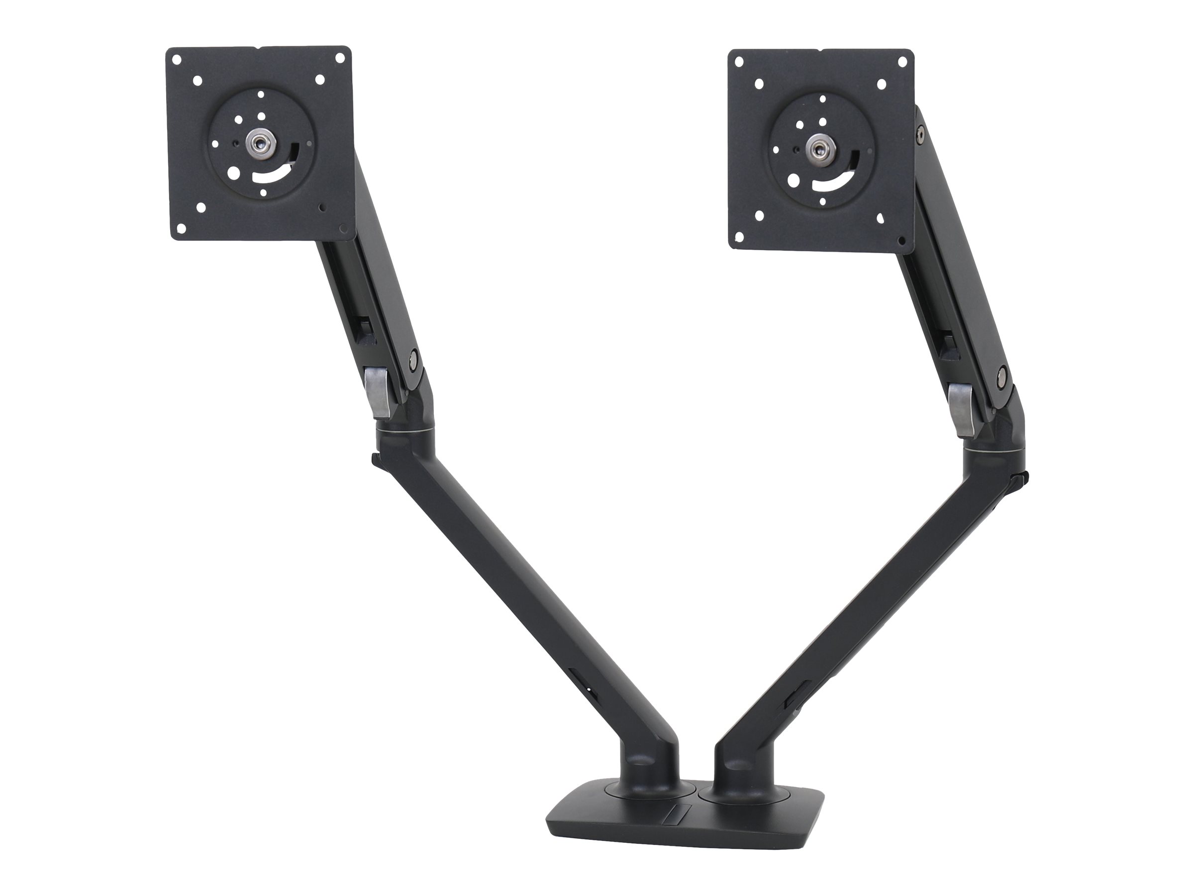 Ergotron MXV - Befestigungskit (C-Klammer, Doppelgelenkarm) - für 2 Monitore - Stahl - Schwarz - Bildschirmgröße: bis zu 61 cm (bis zu 24 Zoll)