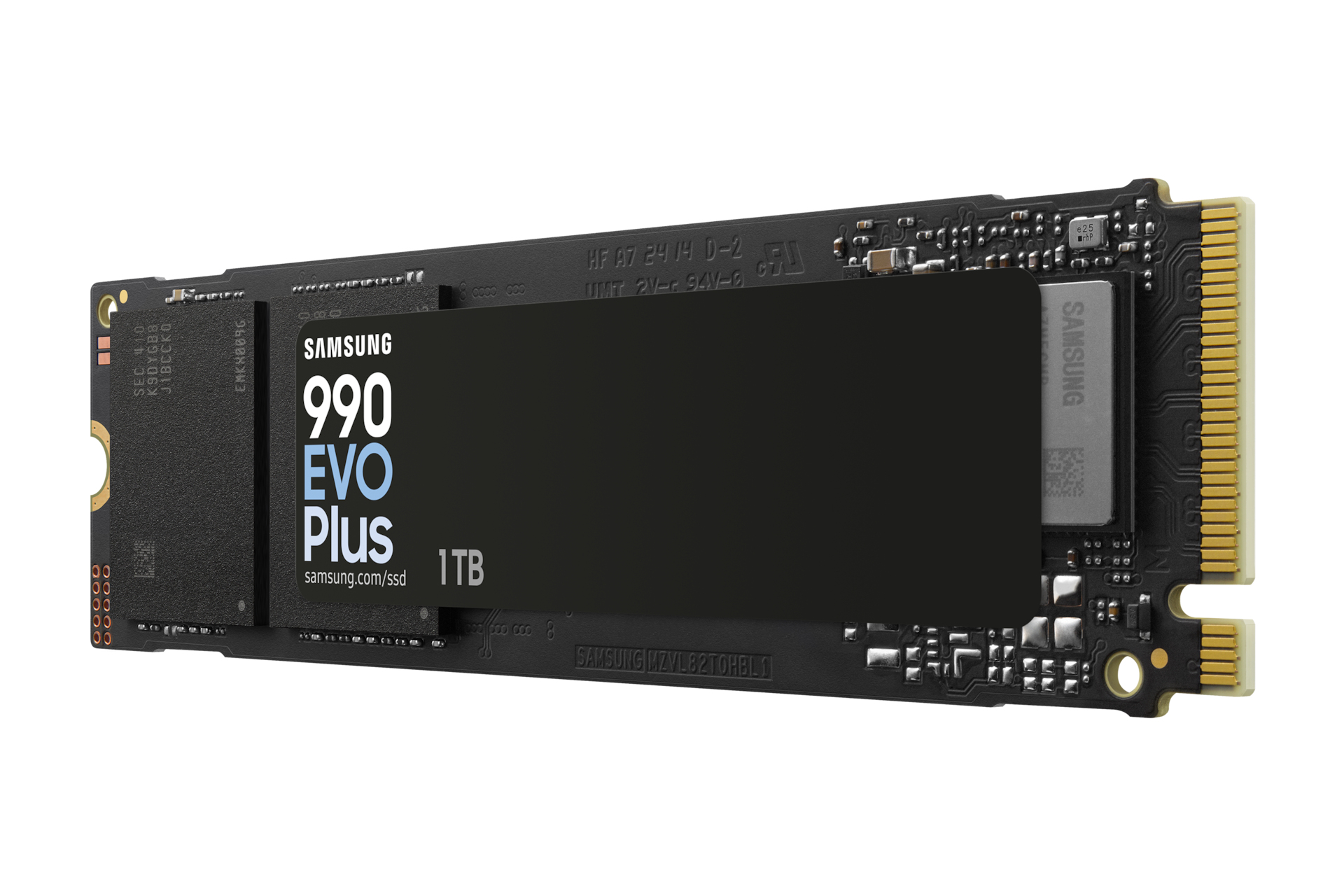 Samsung 990 EVO Plus MZ-V9S1T0 - SSD - verschlüsselt - 1 TB - intern - M.2 2280 - PCIe 5.0 x2 (NVMe)