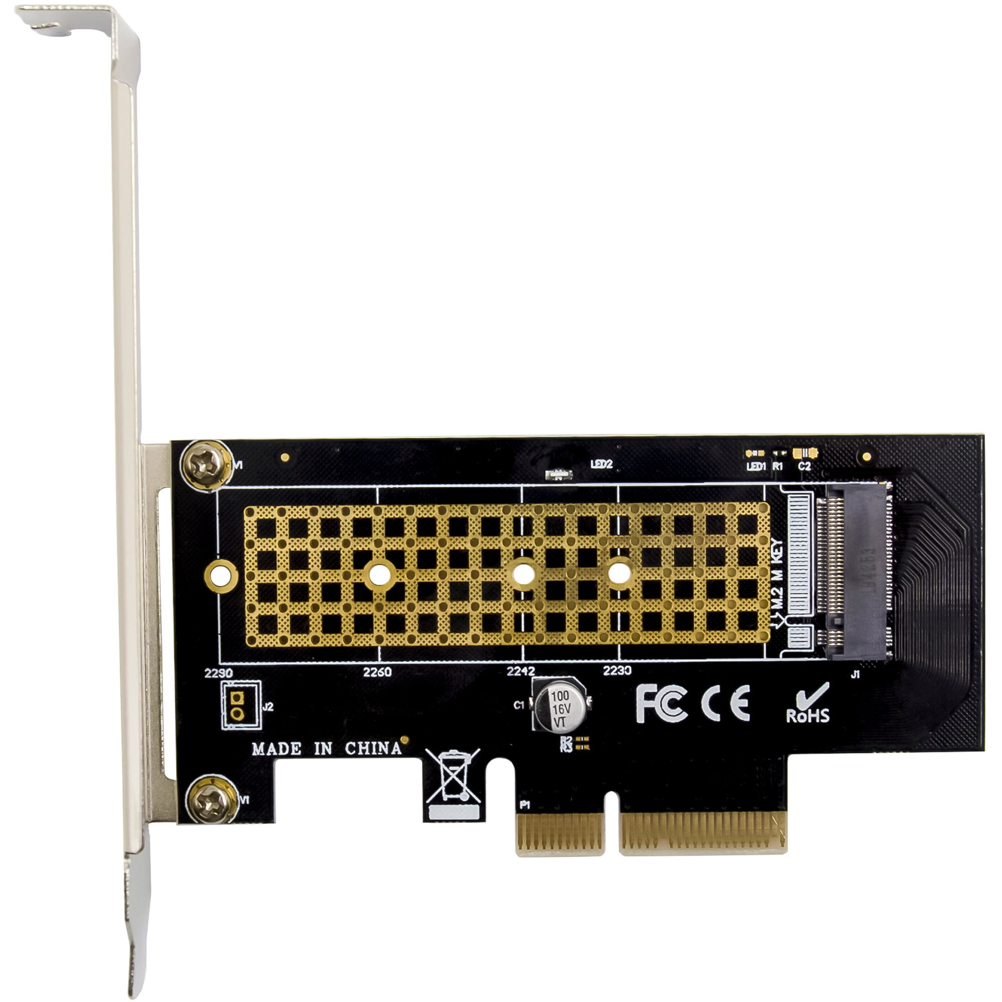 InLine PCIe Karte zu 1x intern NVMe M.2 Key M - PCIe x4