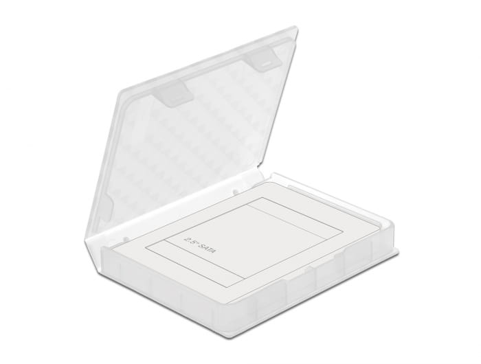 Delock Festplattenlaufwerk-Schutzgehäuse - Kapazität: 1 Festplatte (2,5")