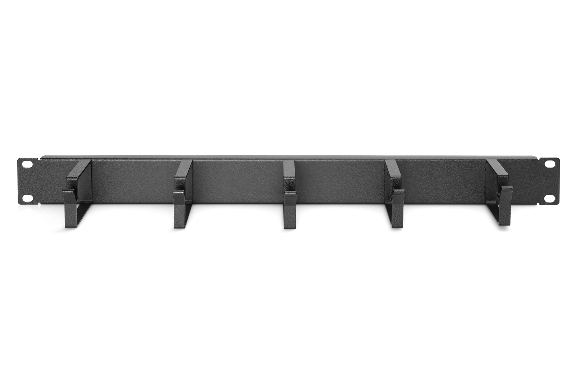 DIGITUS Kabelrangierpanel mit Kabelführungsbügeln für 483 mm (19")-Schränke, 1HE