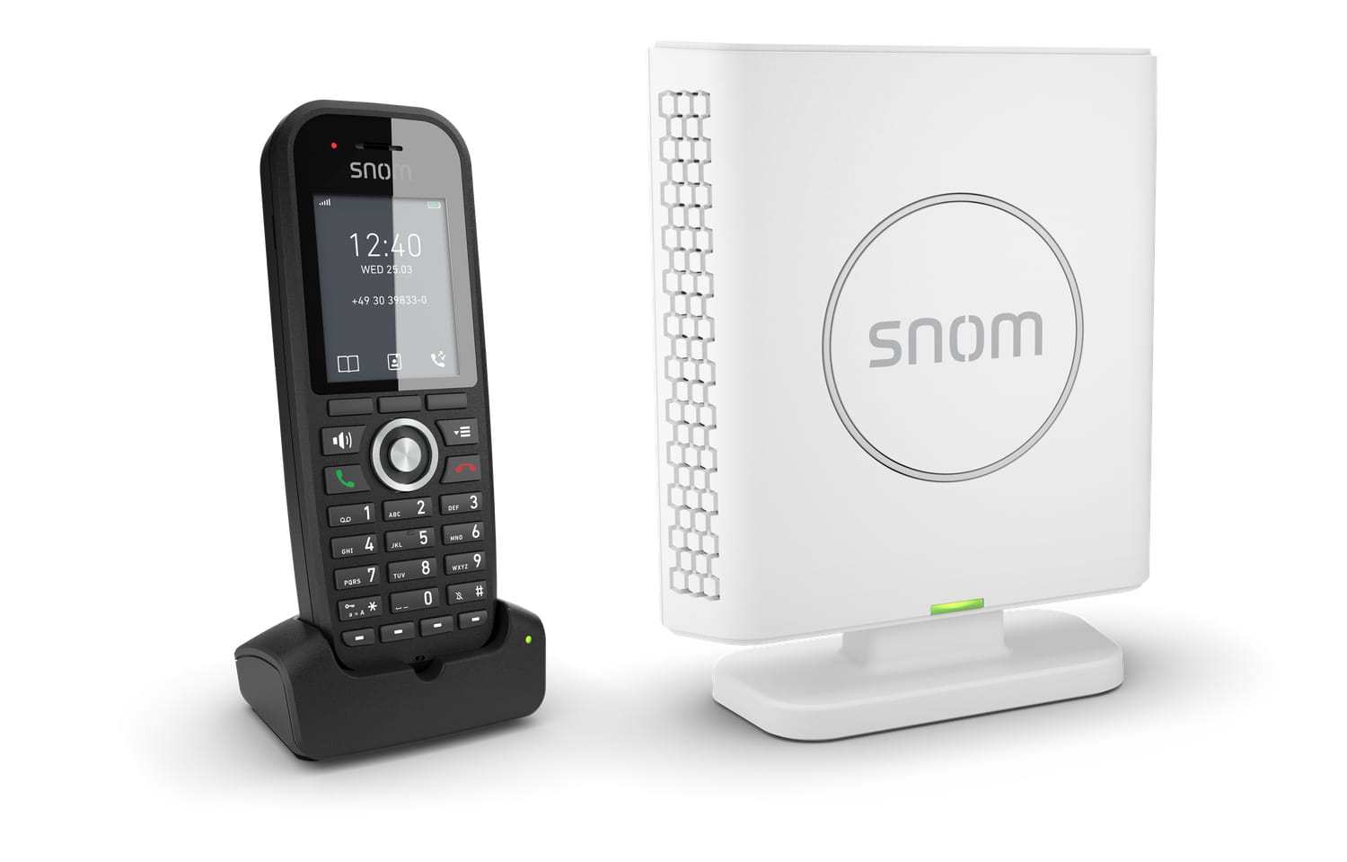 Snom m430 - Schnurloses VoIP-Telefon mit Rufnummernanzeige