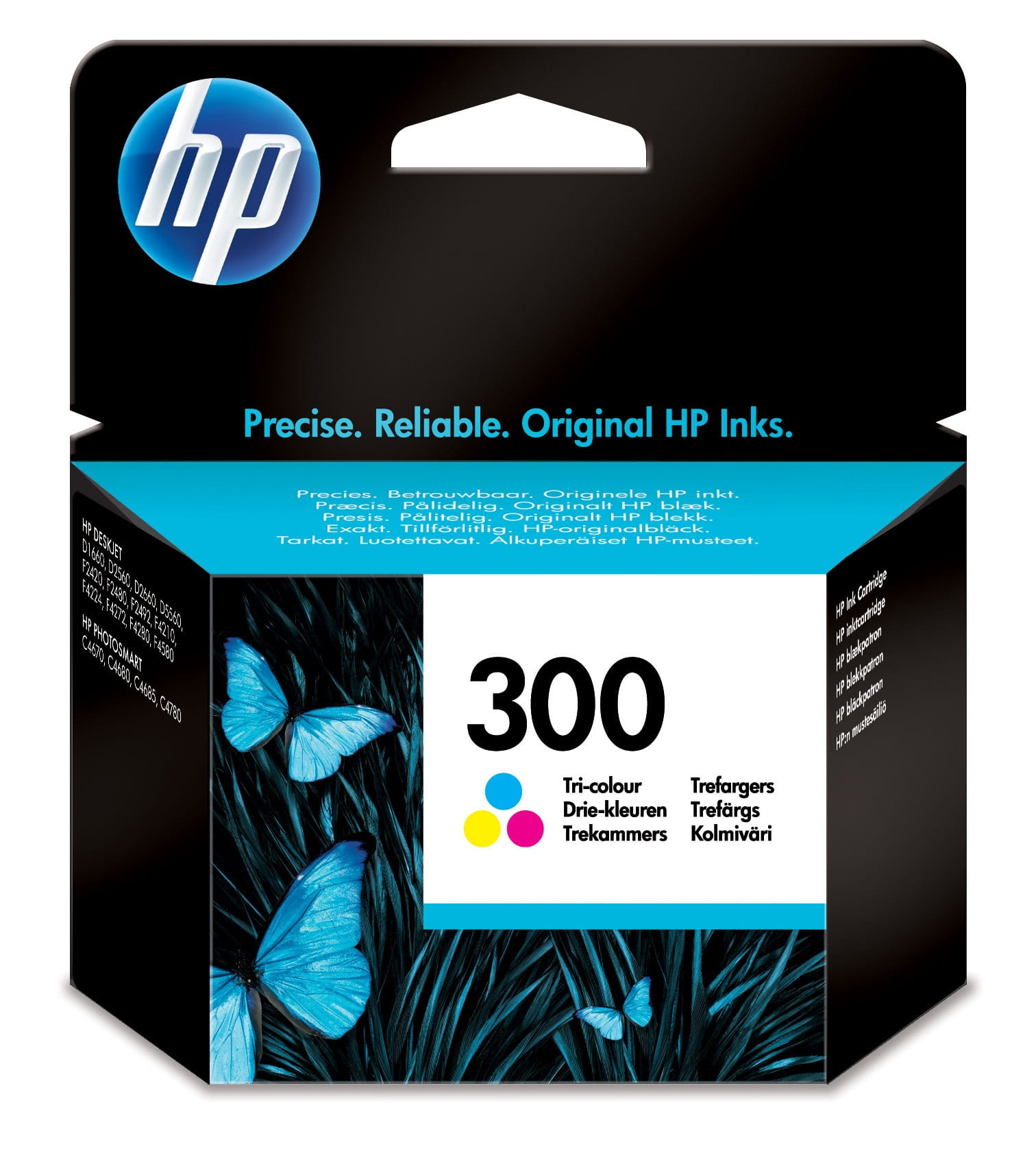 HP 300 - 4 ml - Farbe (Cyan, Magenta, Gelb) -