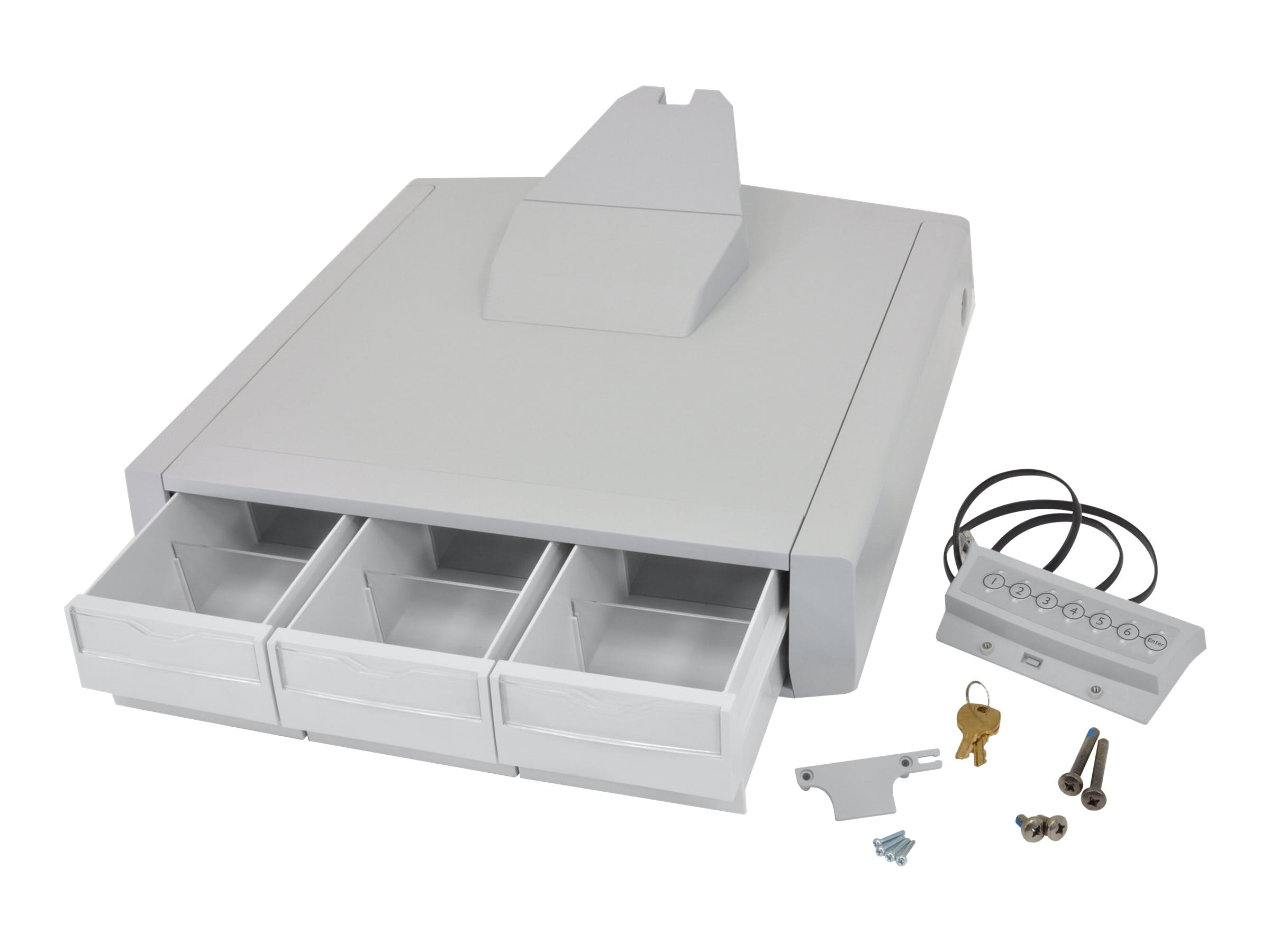 Ergotron SV43 Primary Triple Drawer for Laptop Cart - Montagekomponente (Auszugsmodul) Ergotron SV43 Primary Triple Drawer for Laptop Cart - Montagekomponente (Auszugsmodul)