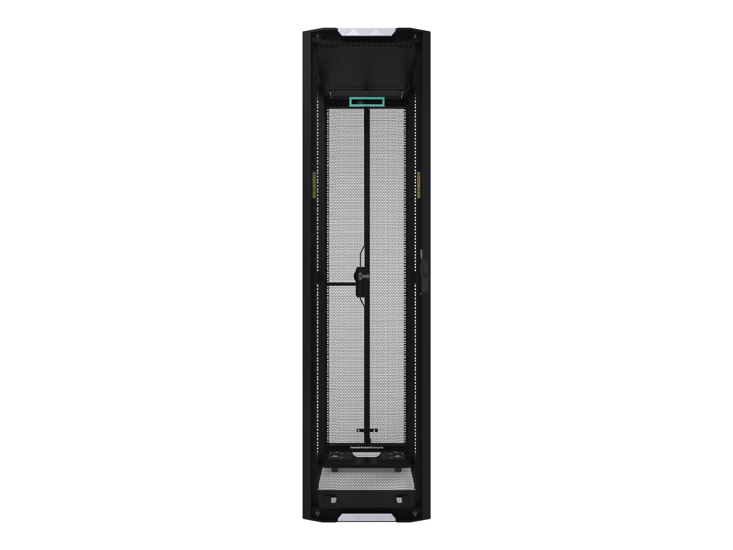 HPE 600mm x 1200mm G2 Enterprise Shock Rack - Schrank - Schwarz mit silbernen Akzenten - 48U - 48.3 cm (19")