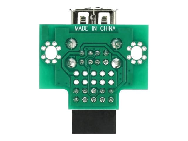 Delock USB Pin Header female > 2 x USB 2.0 Type-A female - up - USB-Adapter - 9-poliger USB-Header (W)