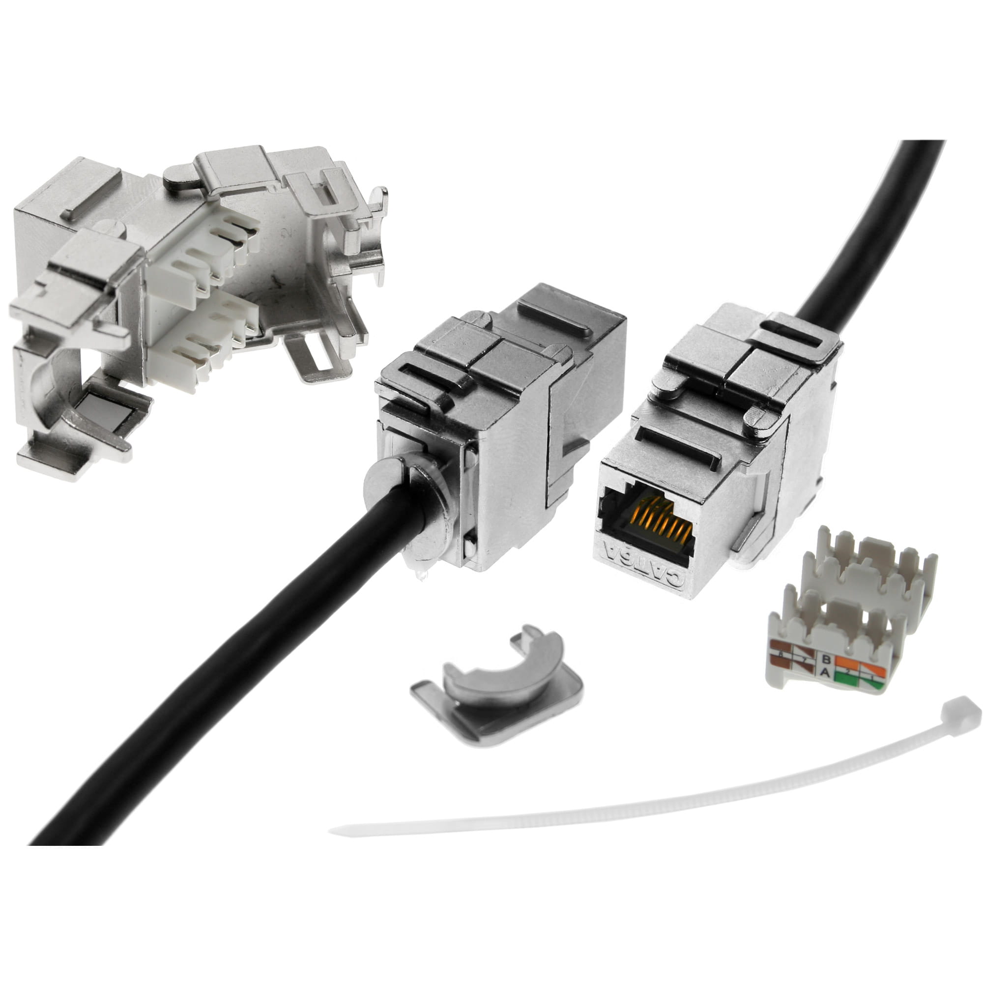 InLine RJ45 Bu/LSA Einsatz - Keystone SNAP-In - Cat.6a