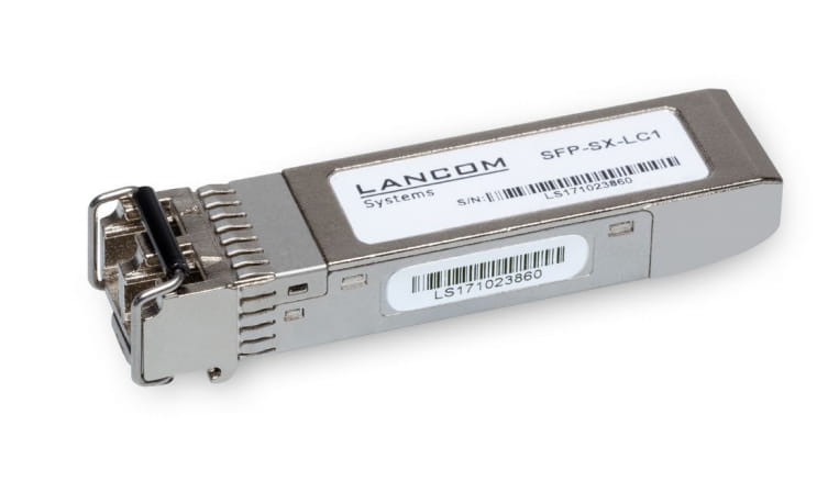 Lancom SFP-SX-LC1 - SFP (Mini-GBIC)-Transceiver-Modul - 1GbE - 1000Base-SX - LC Multi-Mode - bis zu 550 m - 850 nm (Packung mit 10)
