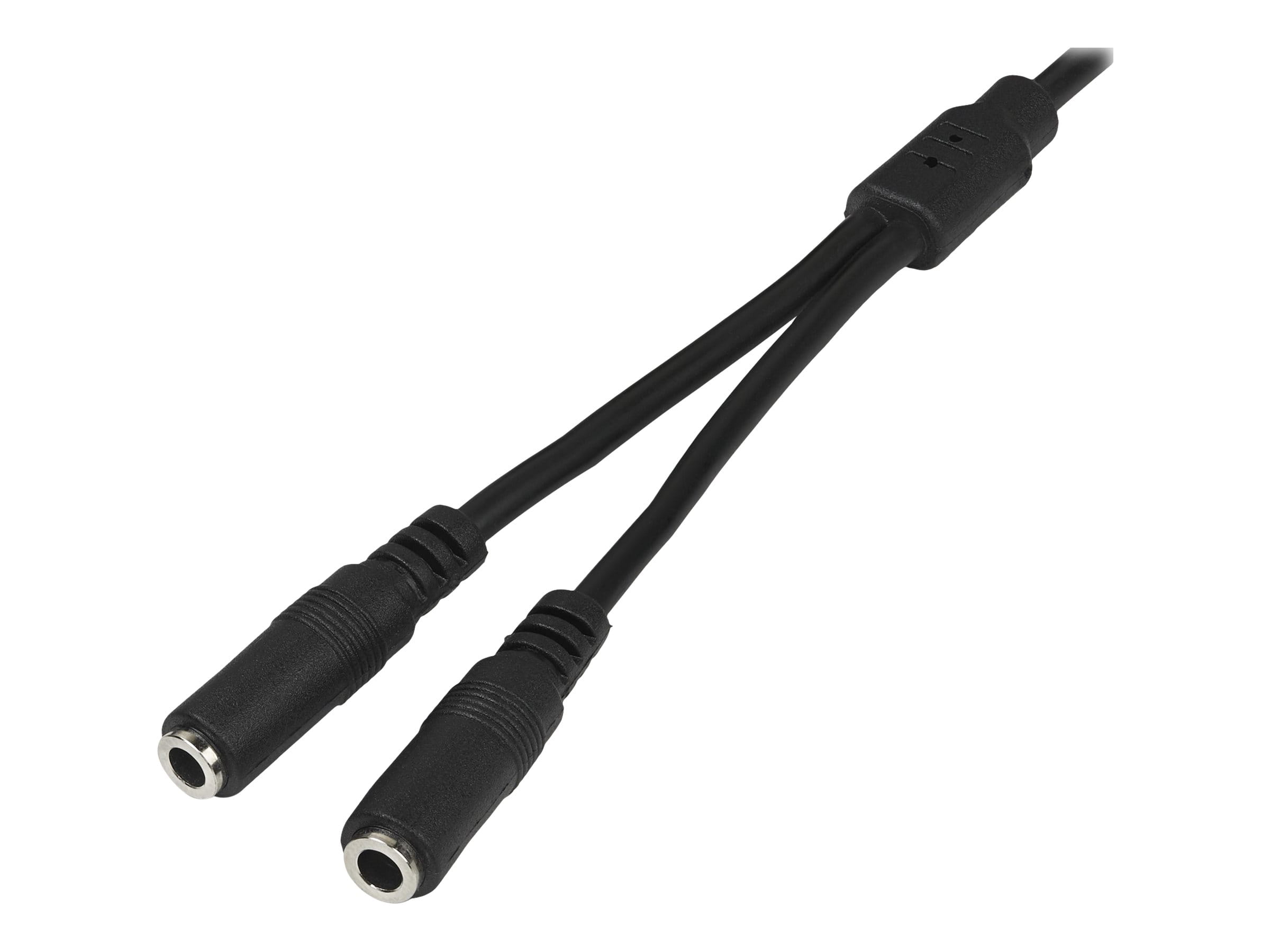 StarTech.com 3,5mm Klinke Y-Splitter Kabel