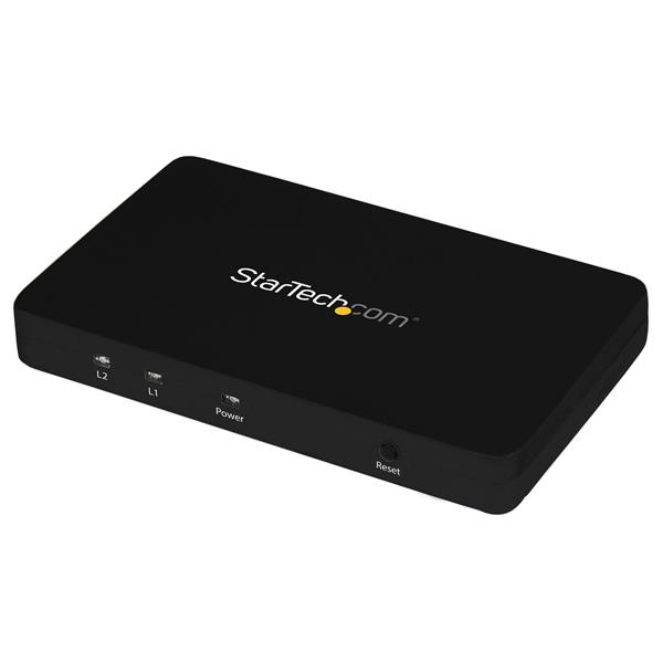 StarTech.com 2 Port HDMI 4k Video Splitter - 1x2 HDMI Verteiler mit Aluminiumgehäuse