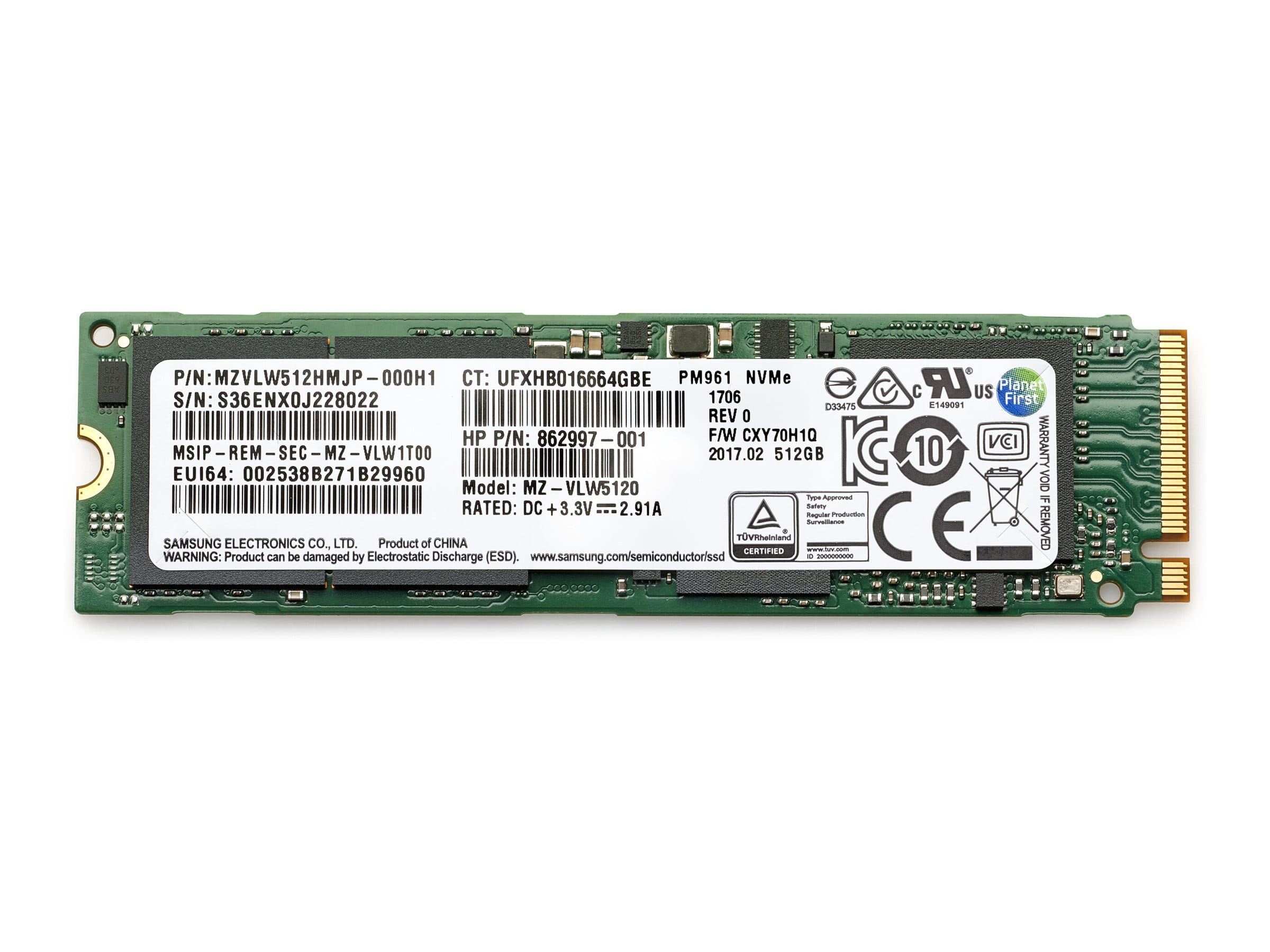 HP  SSD - 1 TB - intern - M.2 2280 - PCIe 4.0 x4 (NVMe)