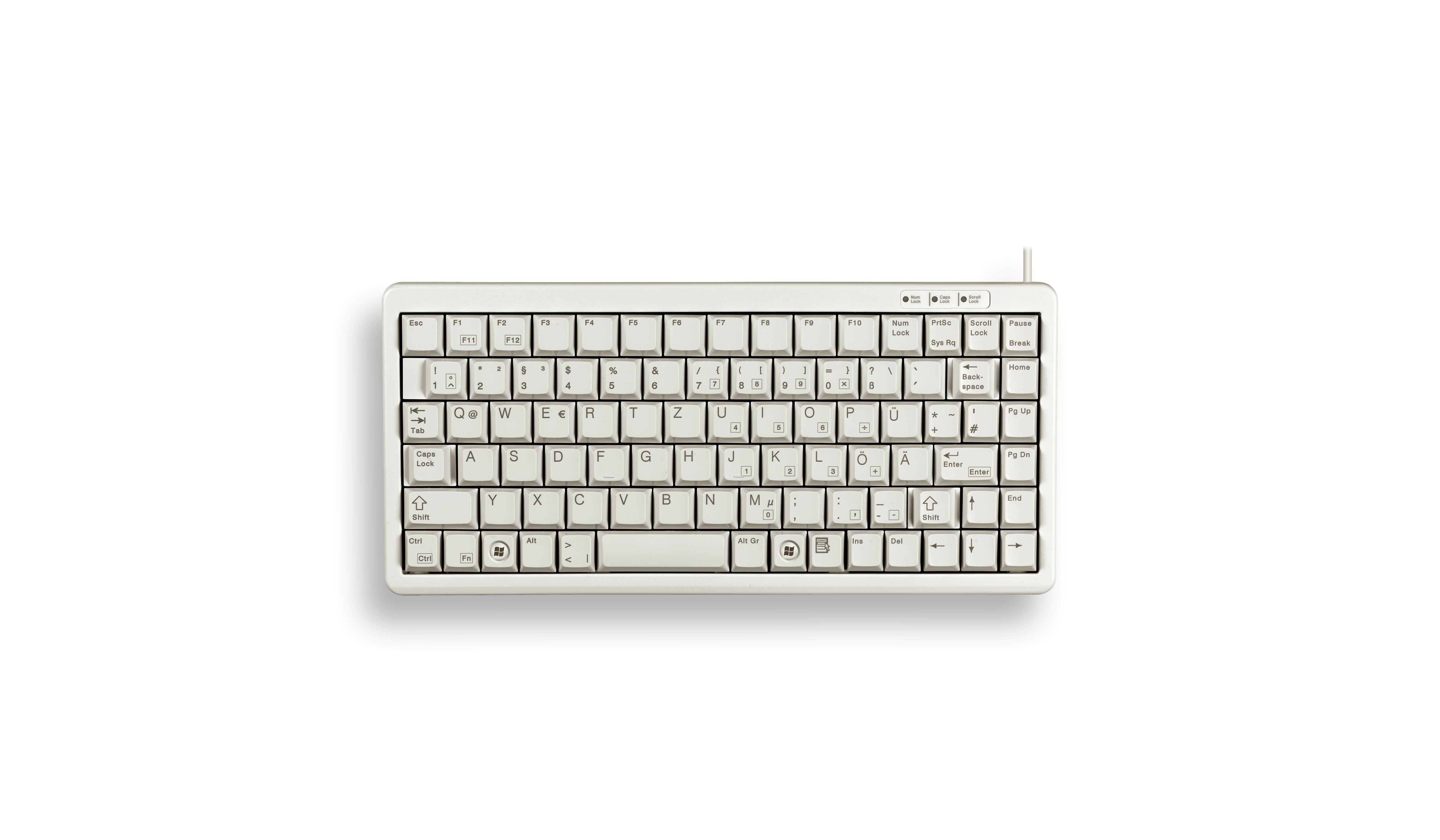 Cherry Compact-Keyboard G84-4100 - Tastatur