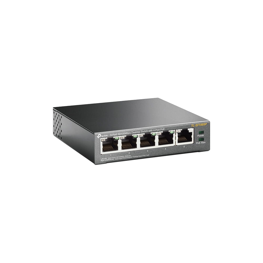 TP-LINK TL-SF1005P - Switch - unmanaged - 5 x 10/100 (4 PoE)