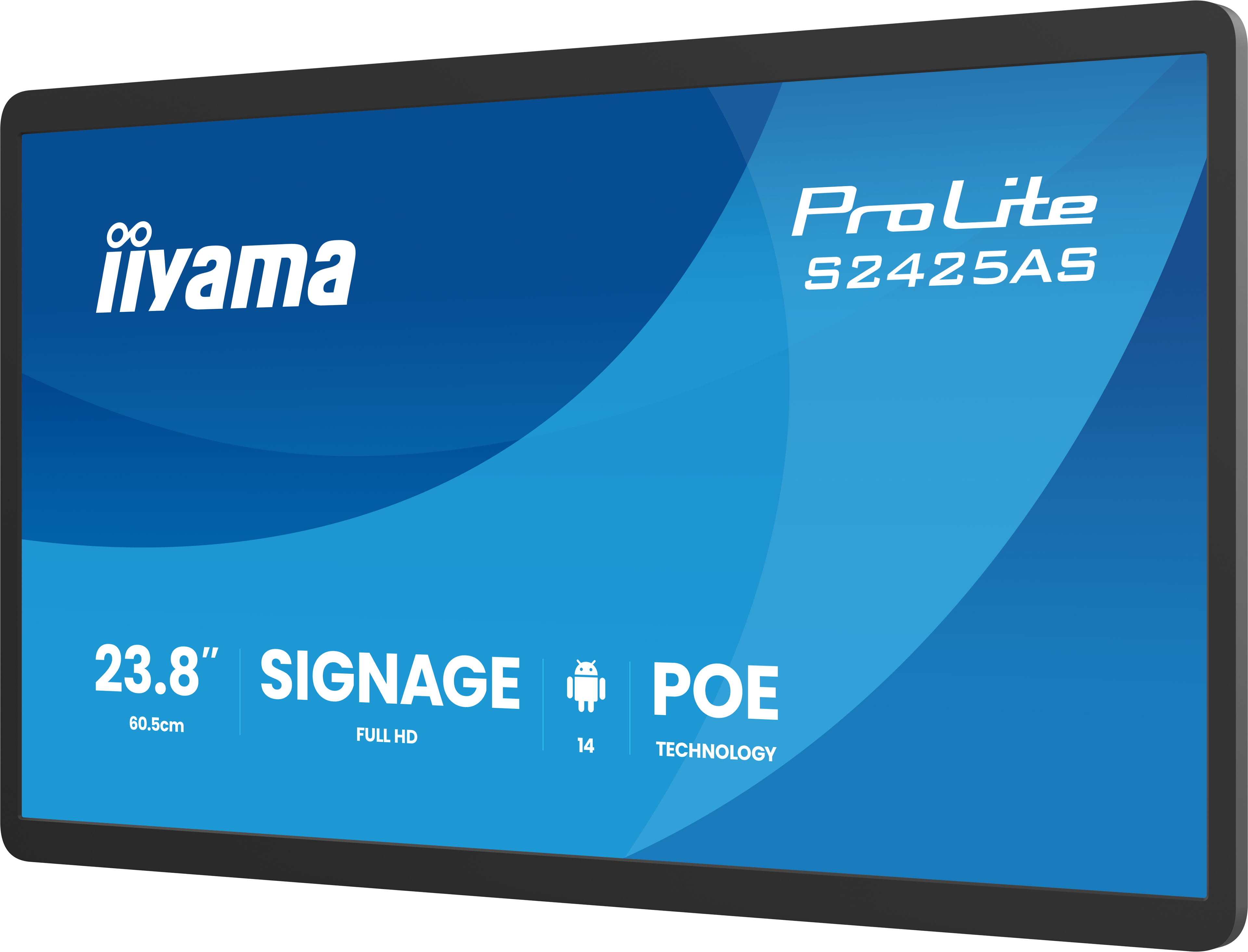 Iiyama ProLite S2425AS-B1P - 61 cm (24") Diagonalklasse (60.5 cm (23.8")