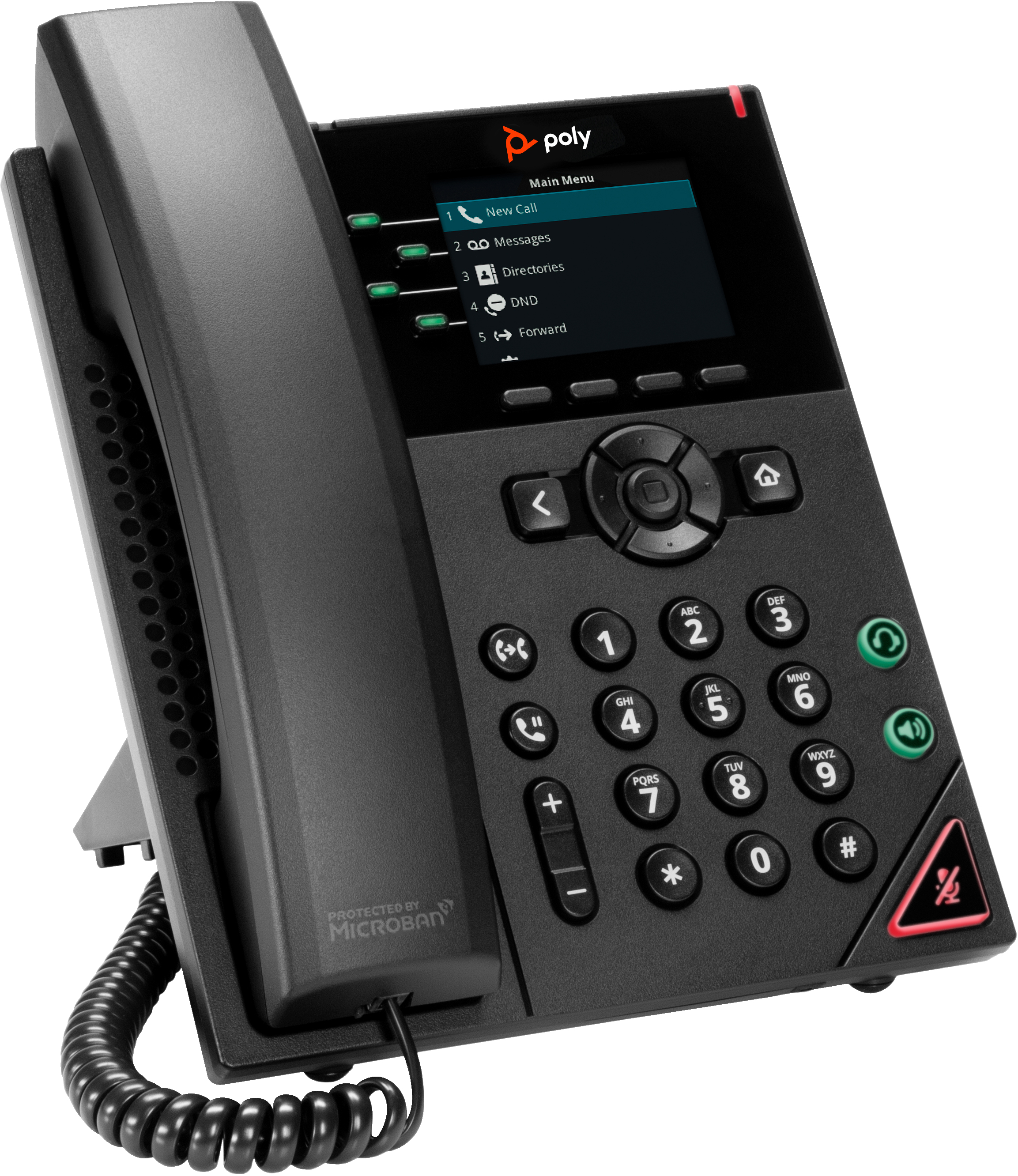 Poly VVX 250 - VoIP-Telefon - dreiweg Anruffunktion