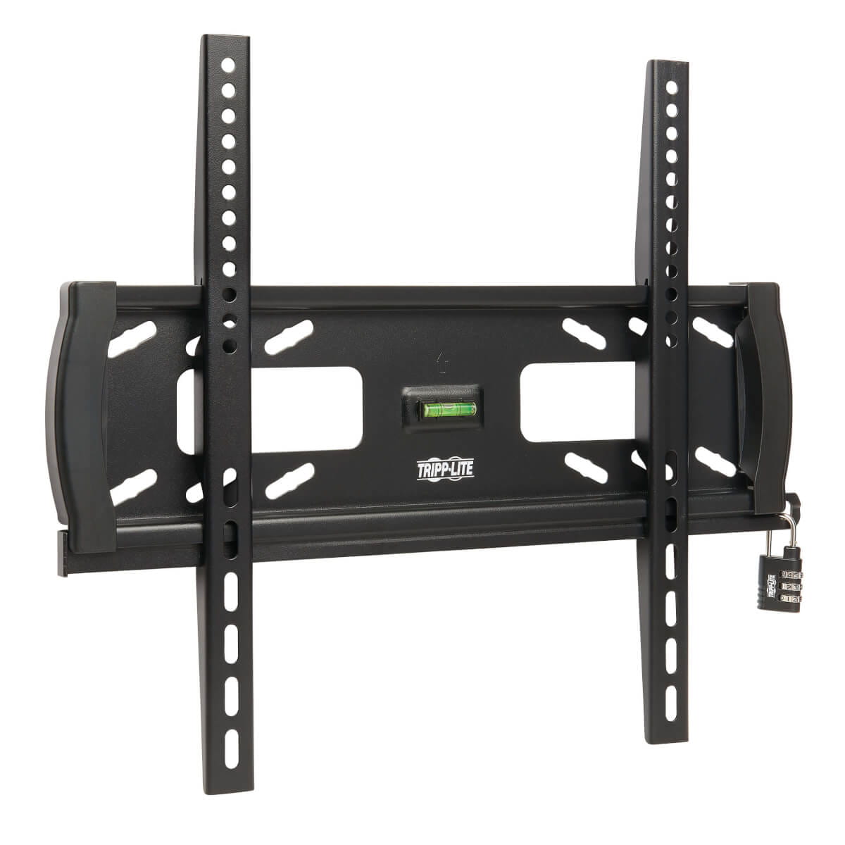 Tripp Eaton Tripp Lite Series Heavy-Duty Fixed Security Display TV Wall Mount for 32" to 55" TVs and Monitors, Flat or Curved Screens - Klammer - für Flachbildschirm - verriegelbar - Stahl - Schwarz - Bildschirmgröße: 94.1-178 cm (32"-55")