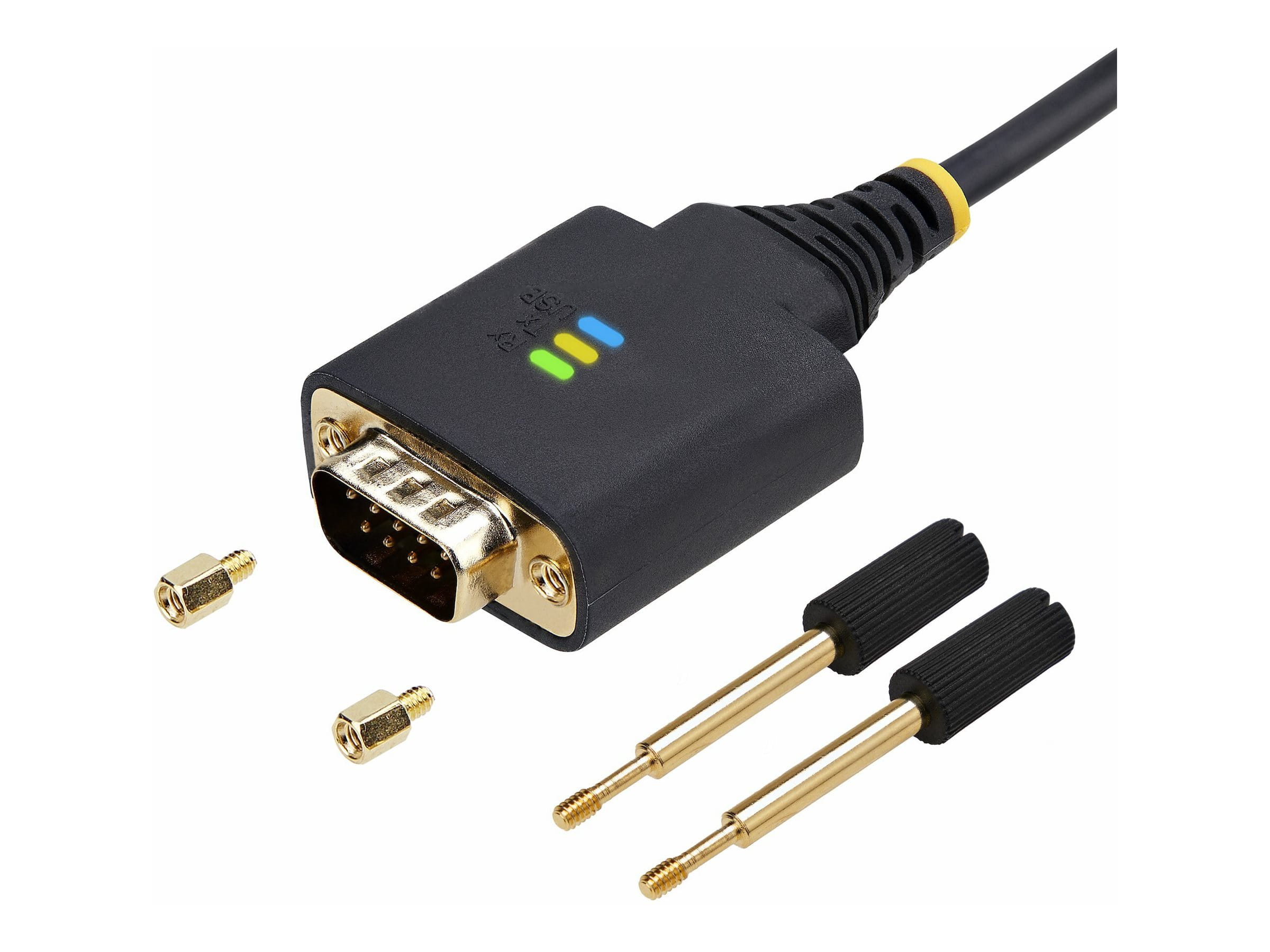 StarTech.com 4m 2-Port USB auf Seriell Adapter, RS232 COM-Retention, FTDI - Kabel USB / seriell - USB (M)