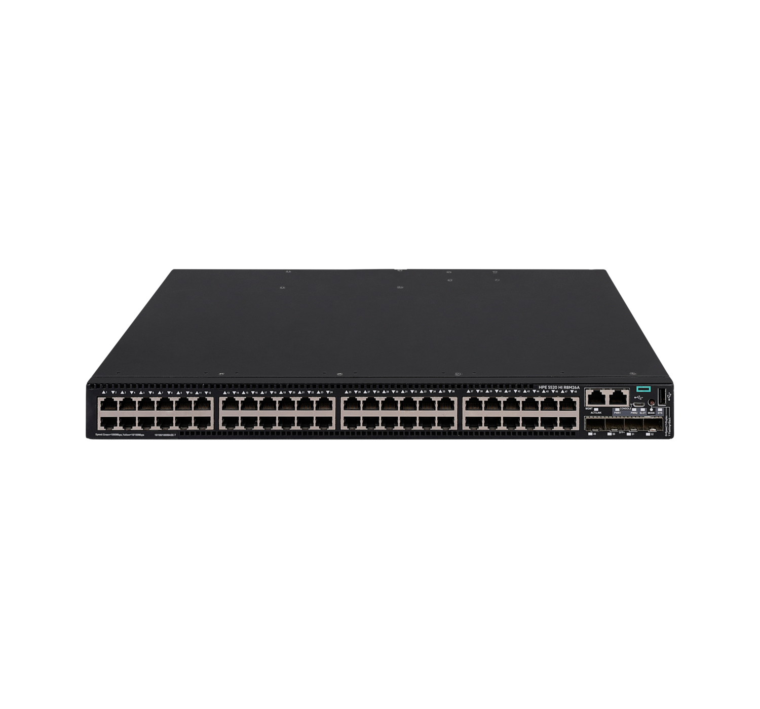 HPE FlexNetwork 5520 48G 4SFP+ HI 1-slot Switch - managed