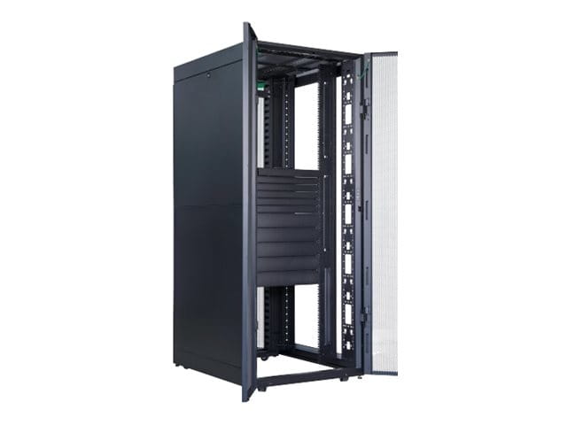 APC Rack-Zubehörkanal (vertikal) - Schwarz - 42HE (Packung mit 2)