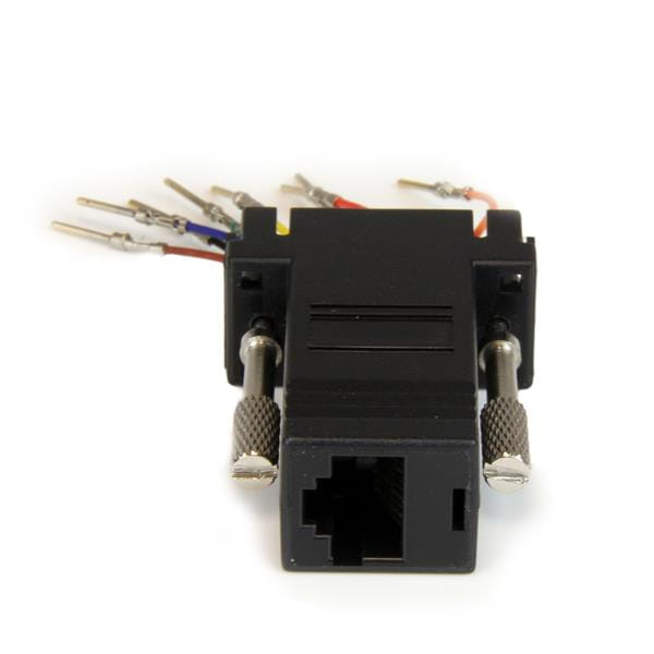 StarTech.com DB9 auf RJ45 Modular-Adapter - Stecker/Buchse - Seriell Adapter DB-9 / RJ-45 - St / Bu - Serieller Adapter - DB-9 (M)