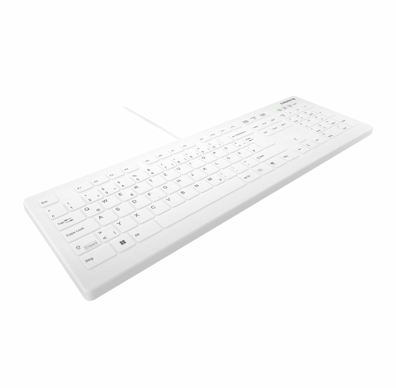 Cherry Active Key AK-C8112 - Tastatur - Wischdesinfektion, flaches Tastenprofil