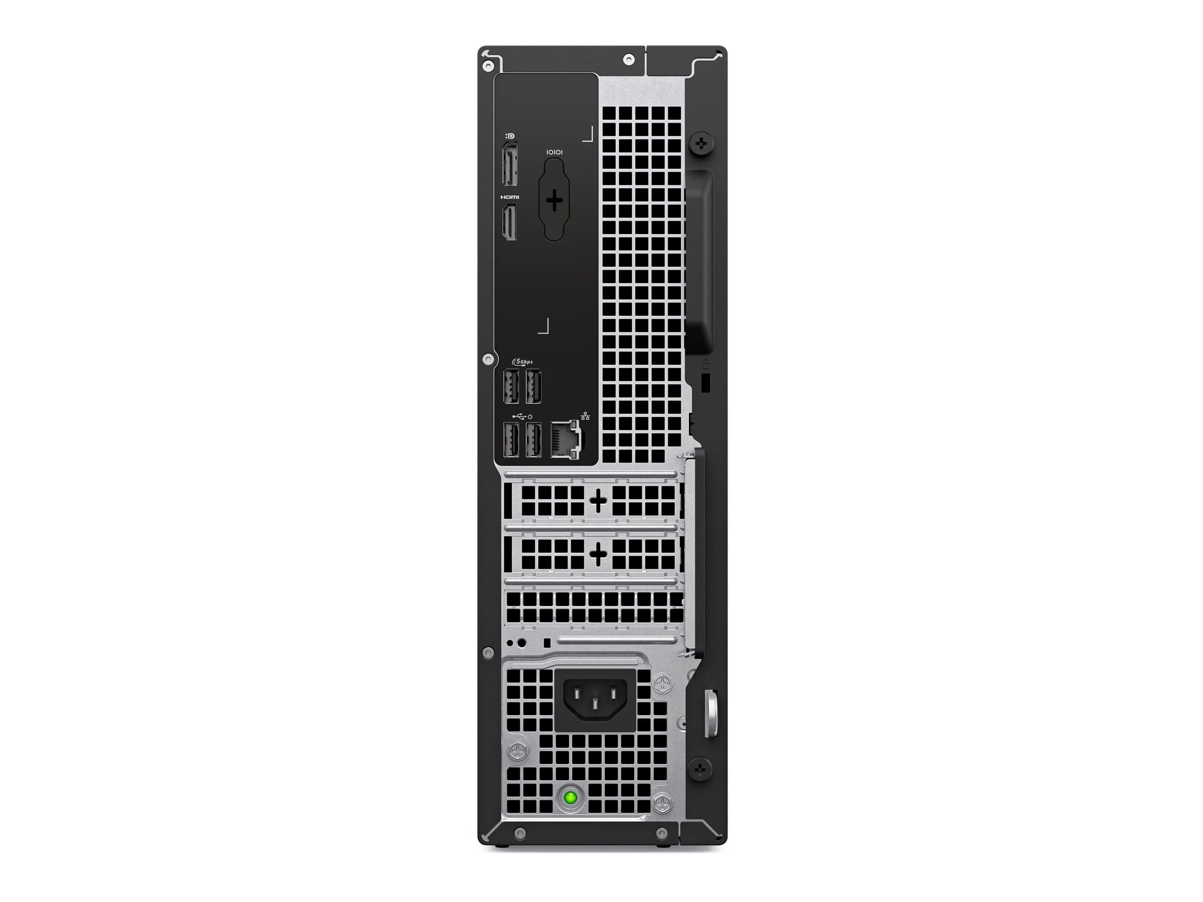 Dell Pro Slim Essential QVS1260 - Schlanker Desktop - Core Ultra 5 225 / 3.3 GHz - RAM 16 GB - SSD 512 GB - NVMe, QLC, Class 25 - Intel Graphics - 1GbE, Bluetooth, Wi-Fi 6 - WLAN: Bluetooth, 802.11a/b/g/n/ac/ax - Win 11 Pro - Schwarz, s